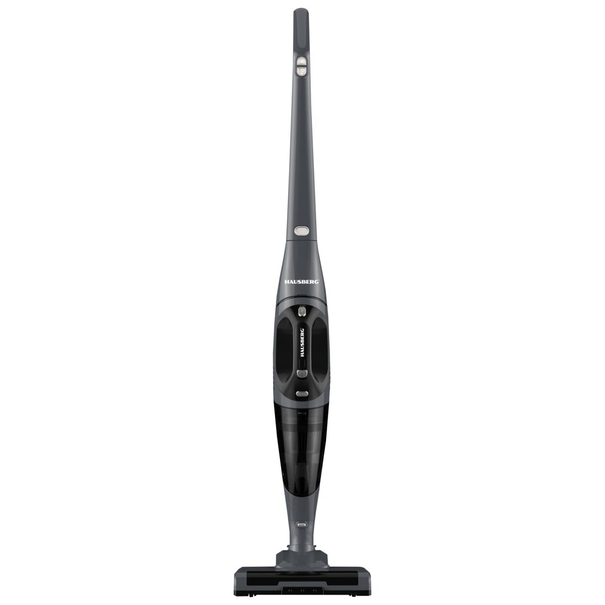 Aspirator vertical 2 in 1 HAUSBERG HB-2029GR, 2 viteze, acumulator 2000 mAh, 0.46 litri, 150 W