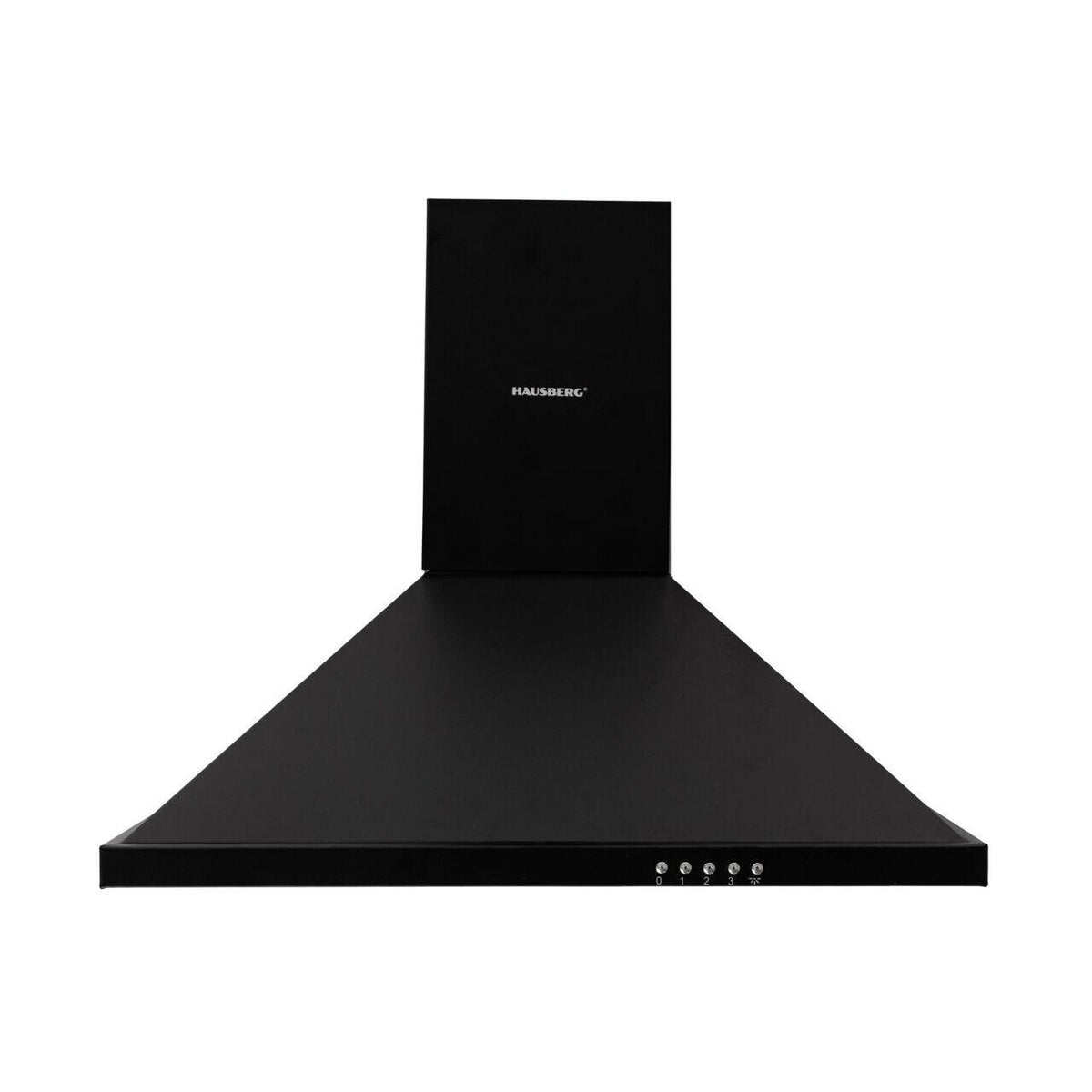 Hota incorporabila decorativa Hausberg HB-1260NG, Putere de absorbtie 400 m3/h, 1 motor, 60 cm, Negru