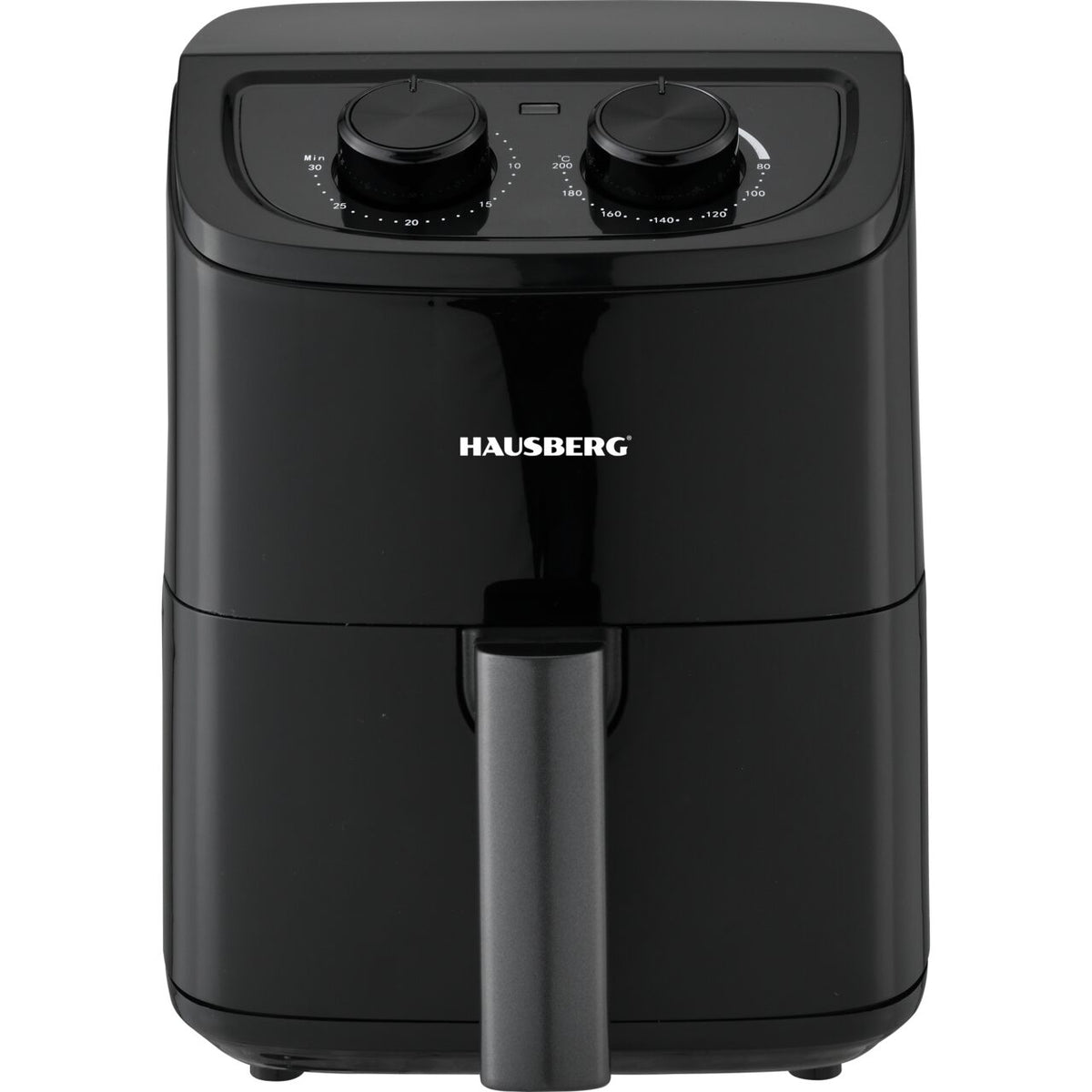 Friteuza Air Fryer Hausberg HB-2352NG, 3L, 1200W, termostat 80-200°C, timer 30 min, protectie supraincalzire