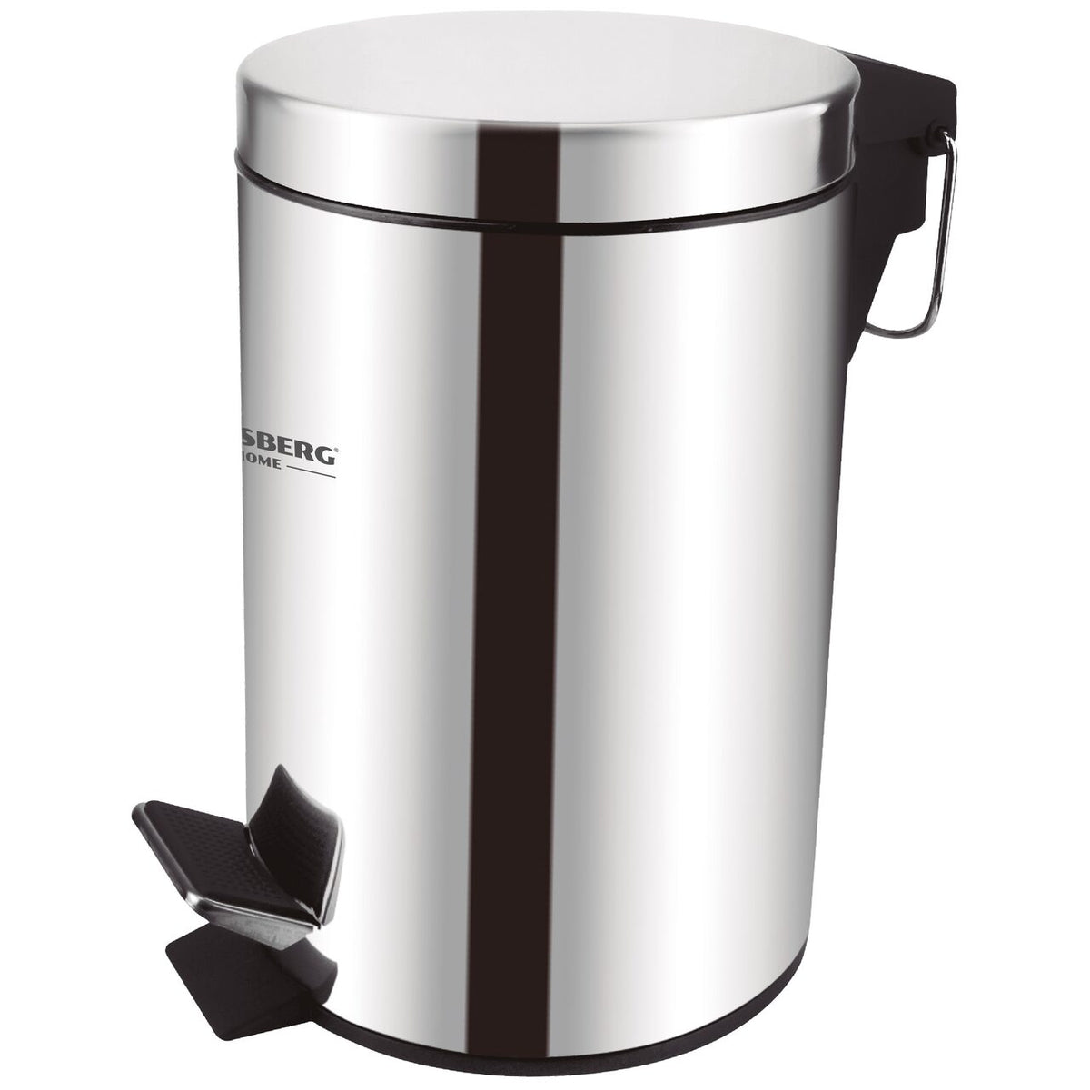Cos gunoi 20L cu pedala Hausberg HB-H1053 inox cu galeata detasabila