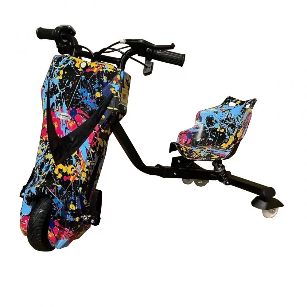 Tricicleta electrica drift Hausberg HB-KD 05CB ,36V ,300W ,Bluetooth, roti luminoase,3 viteze