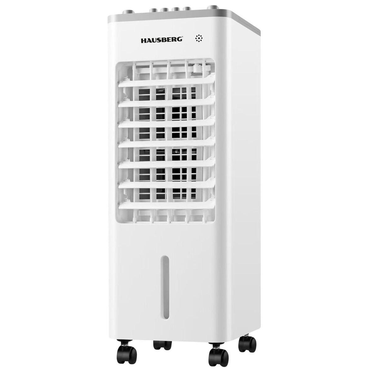 Răcitoare de Aer Electric Hausberg 5055AB HB-EKO, 70W, Rezervor 4.2L, 3 Viteze, Alb/Albastru