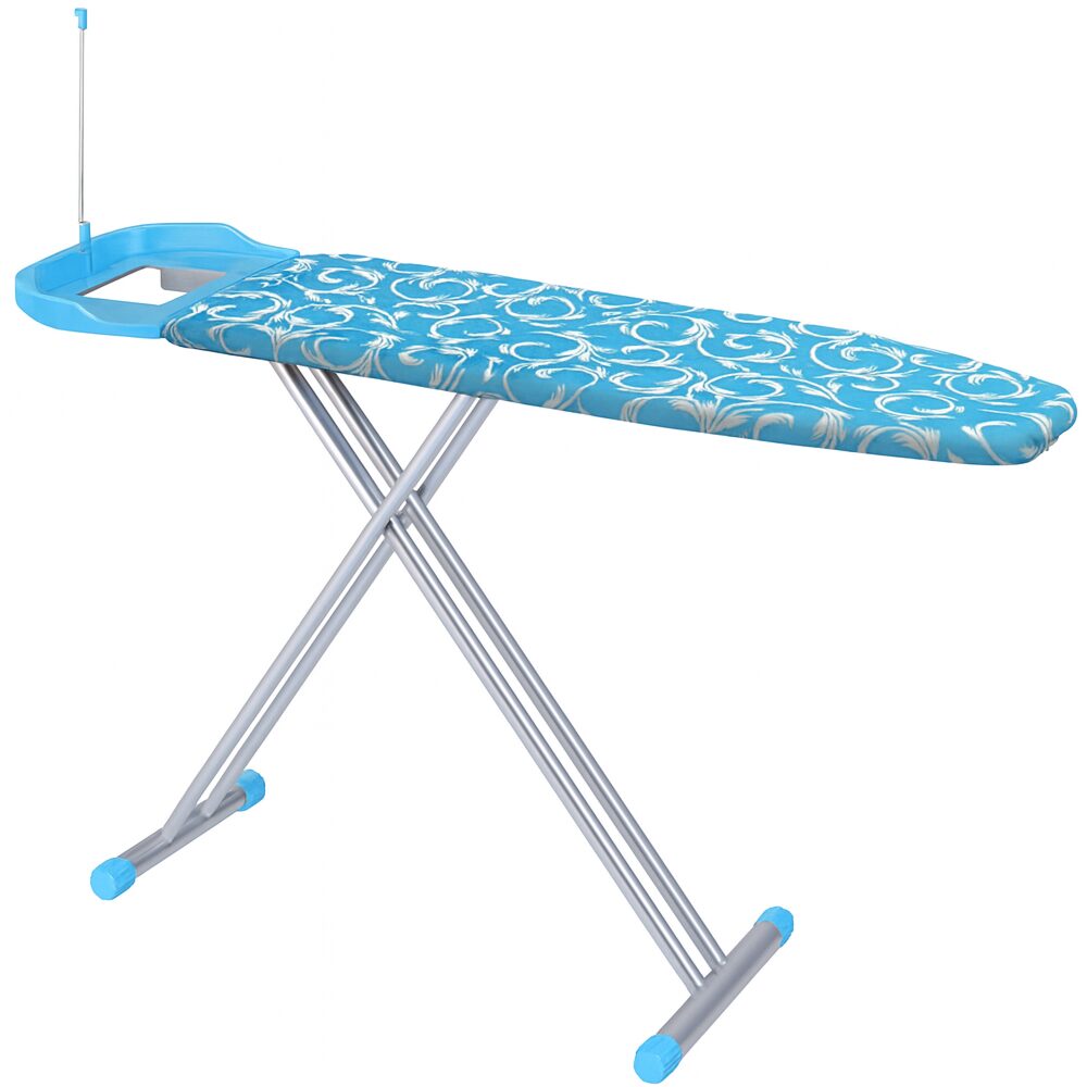 Masa de calcat Berro ERTONE G115M, 45x126 cm, 4 trepte de reglare, inaltime ajustabila 60-90cm, suport metalic