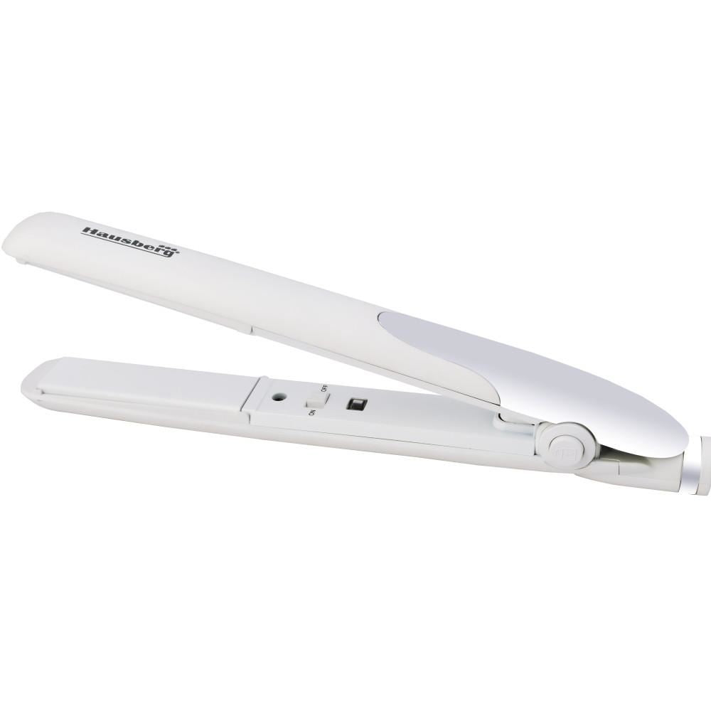 Placa de par 2 in 1 pentru ondulare si indreptare, Putere 30W, Hausberg HB32GR, Incalzire rapida, Gri
