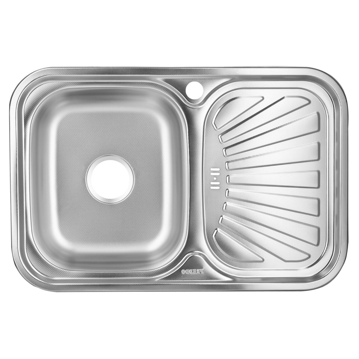 Chiuveta bucatarie Freddo SN9030S, pentru blat, 77x48cm, cuva stanga, anticalcar, inox