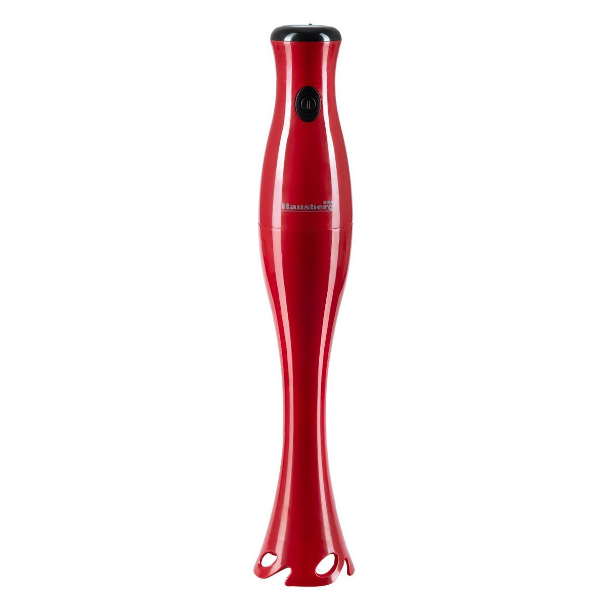 Blender de mana Hausberg HB-7669RS, 350 W, Lama din otel inoxidabil, Ax interior din otel inoxidabil, Rosu
