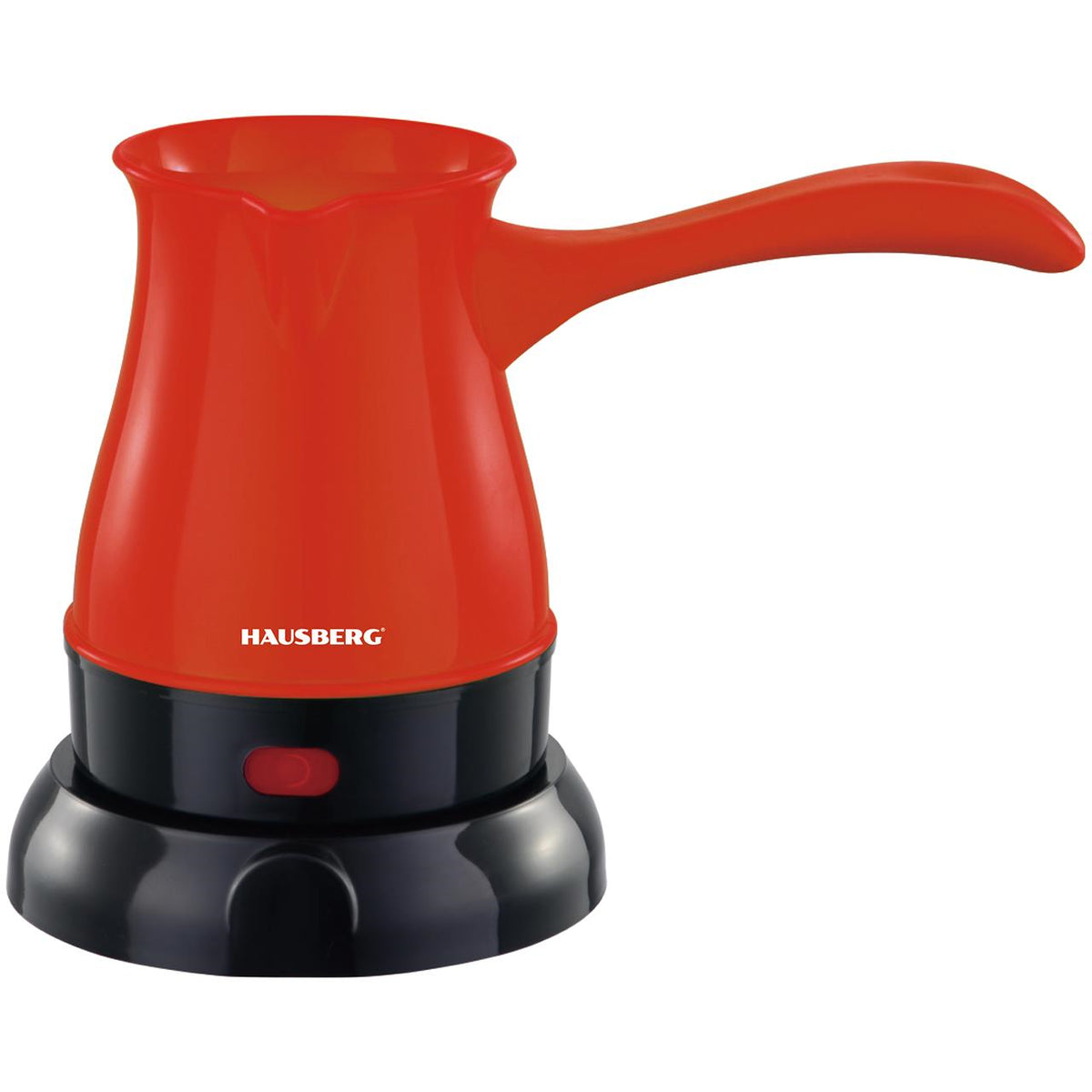 Ibric electric pentru cafea Hausberg HB-3810RS, Putere 600W, Capacitate 800 ml, Rosu