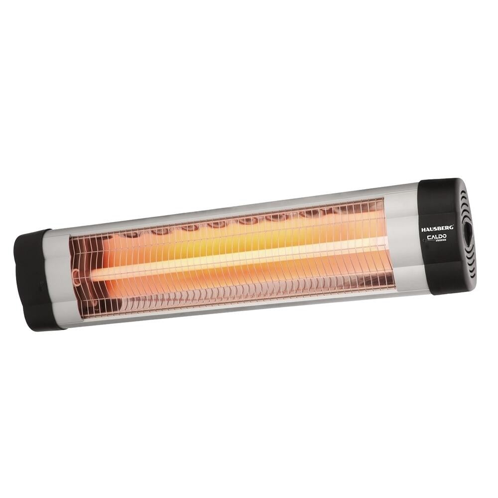Radiator electric cu infrarosu Hausberg HB-8551, 2500W, 1 tub quartz, control reglabil cu termostat mecanic