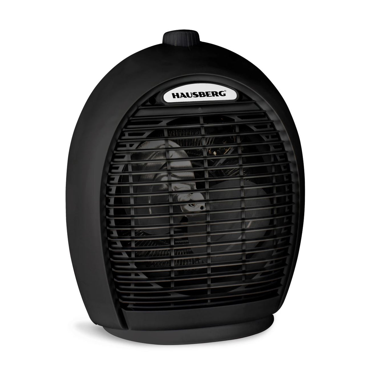 Aeroterma Hausberg HB-8505NG, 2000 W, 3 trepte de putere, sistem de siguranta, Negru