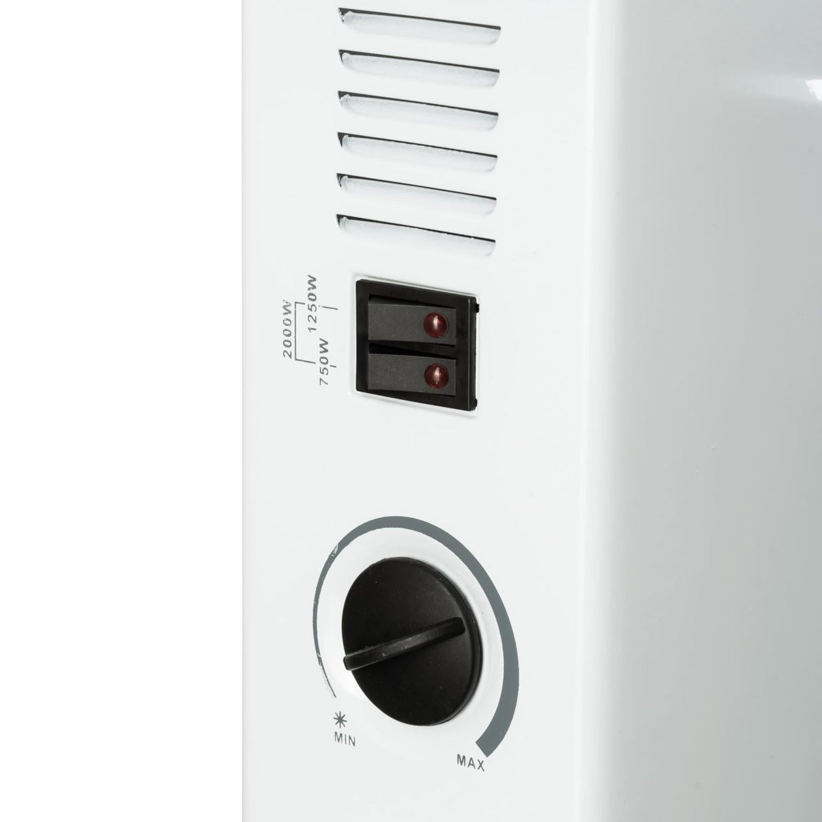 Convector electric Hausberg HB-8200, 2000 W, 3 nivele de putere, termostat reglabil