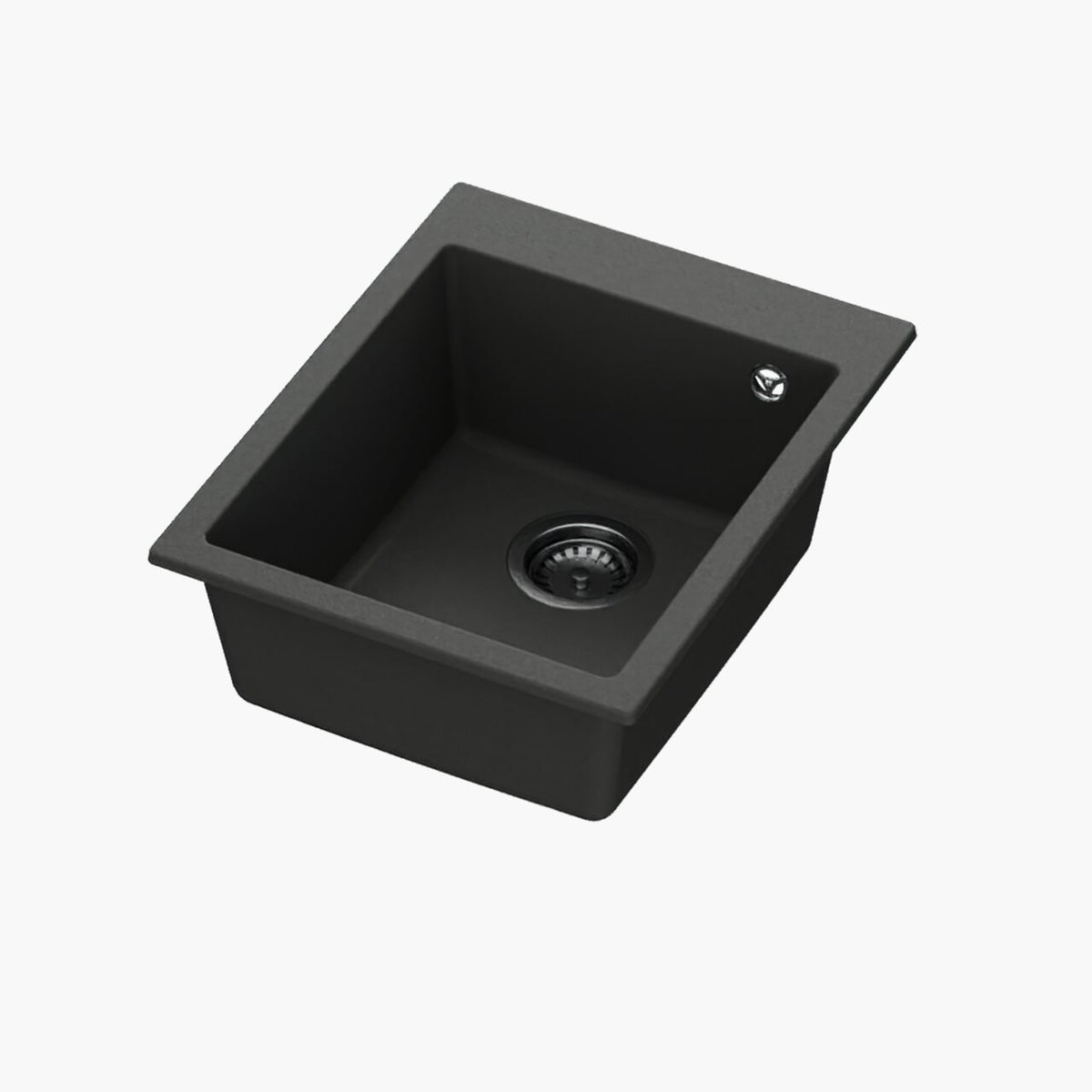 Chiuveta bucatarie HAUSBERG Sero HBC-9601, compozit, negru, 40 x 50 cm
