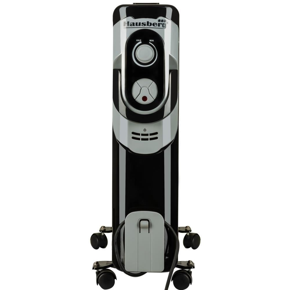Calorifer electric HAUSBERG HB-8930NG, 2500 W, 13 elementi, 3 nivele de putere, termostat reglabil