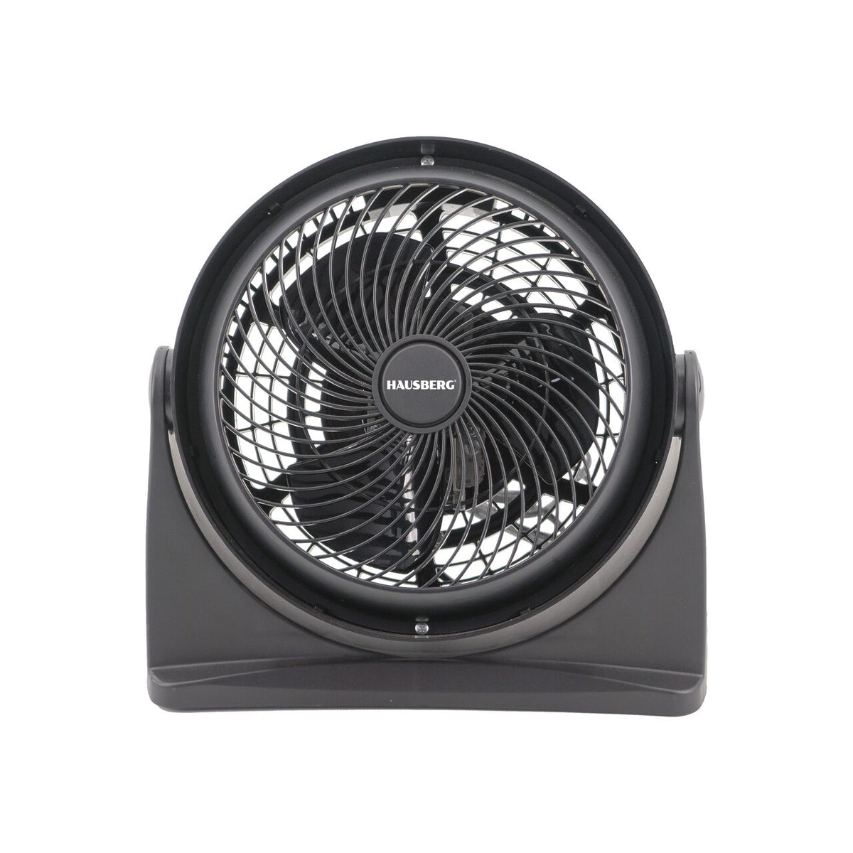 Ventilator de birou HAUSBERG HB-5910NG, 30W, 3 viteze, diametru 23 cm, cap cu unghi de inclinare la 90 grade