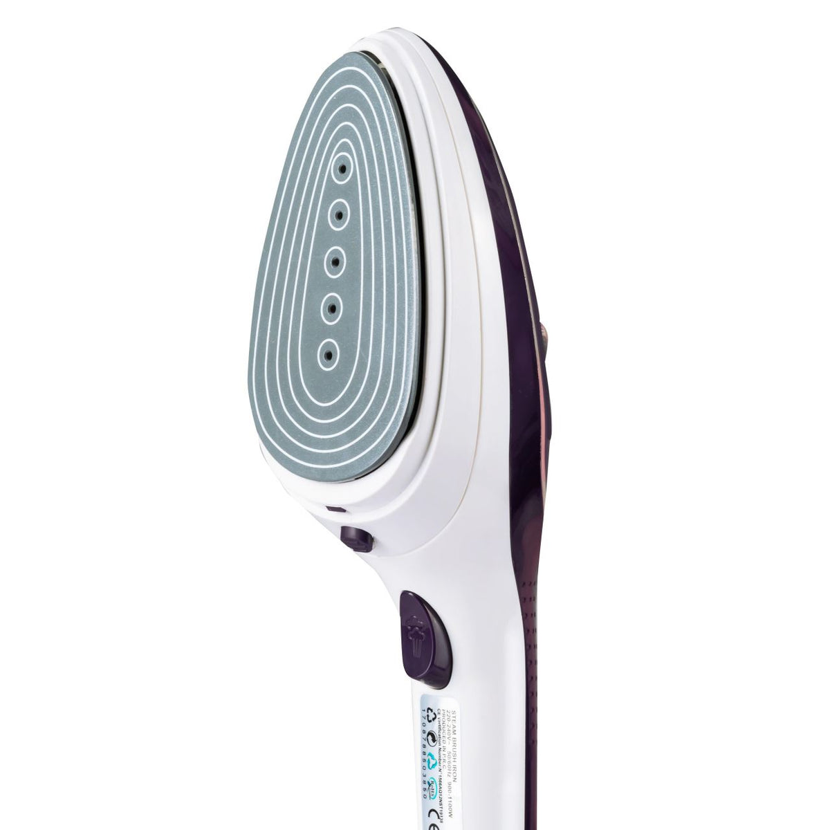 Fier de calcat vertical cu talpa ceramica Hausberg HB-7885MV ,1100 W, accesoriu detasabil cu 2 perie