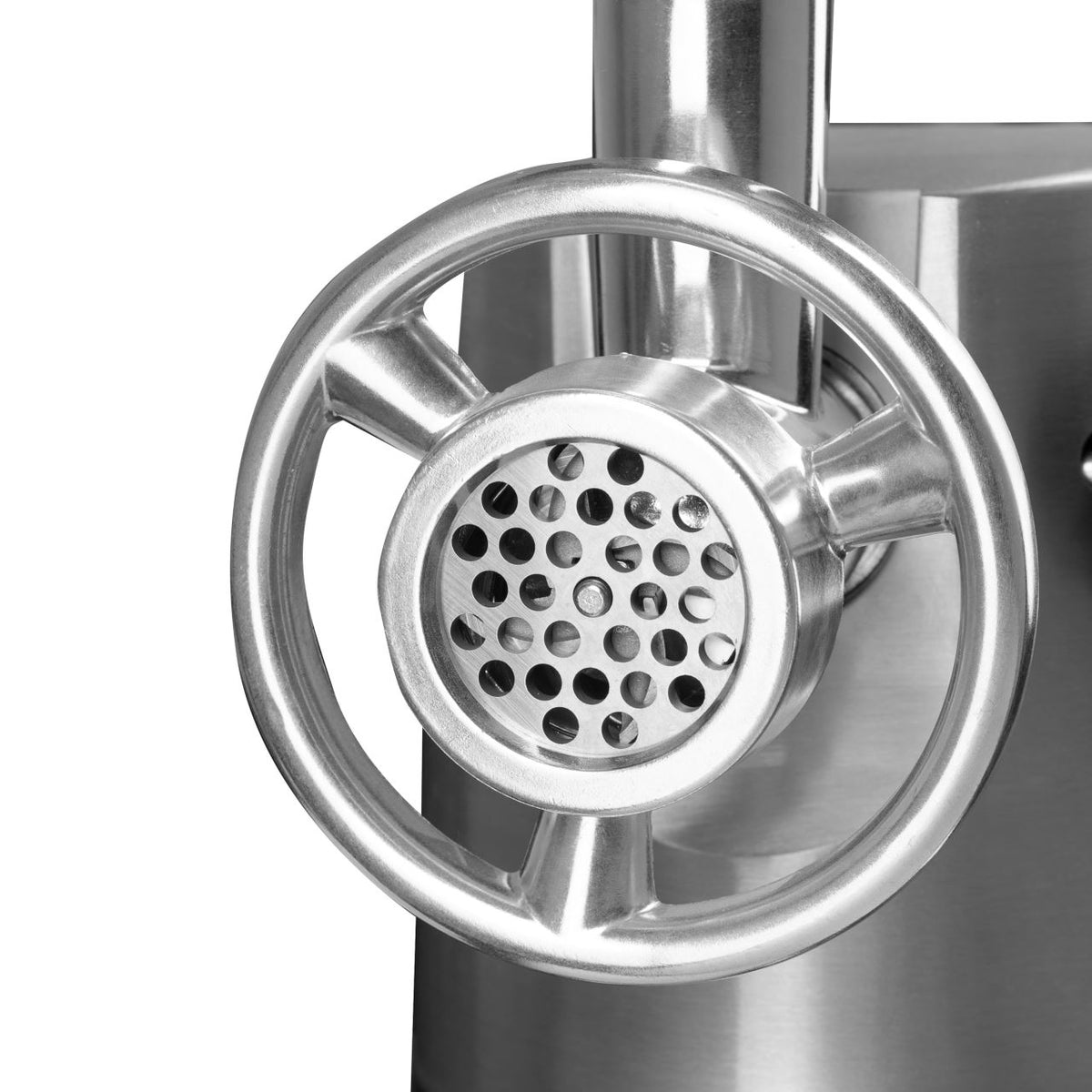 Masina tocat Hausberg HB-3445, 3200W, 2Kg/min, Impingator legume, Carcasa aluminiu, Motor cupru