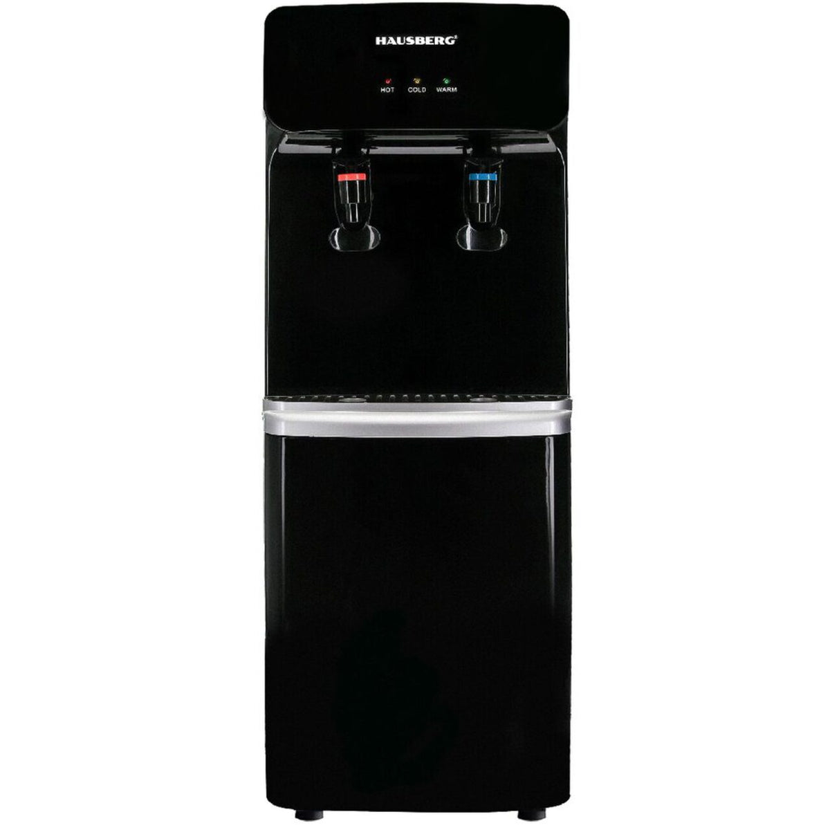 Dozator apa de podea HAUSBERG HB-6023NG, putere incalzire 550 W, putere racire 85 W, rezervor apa inox, indicator luminos, termostat reglabil