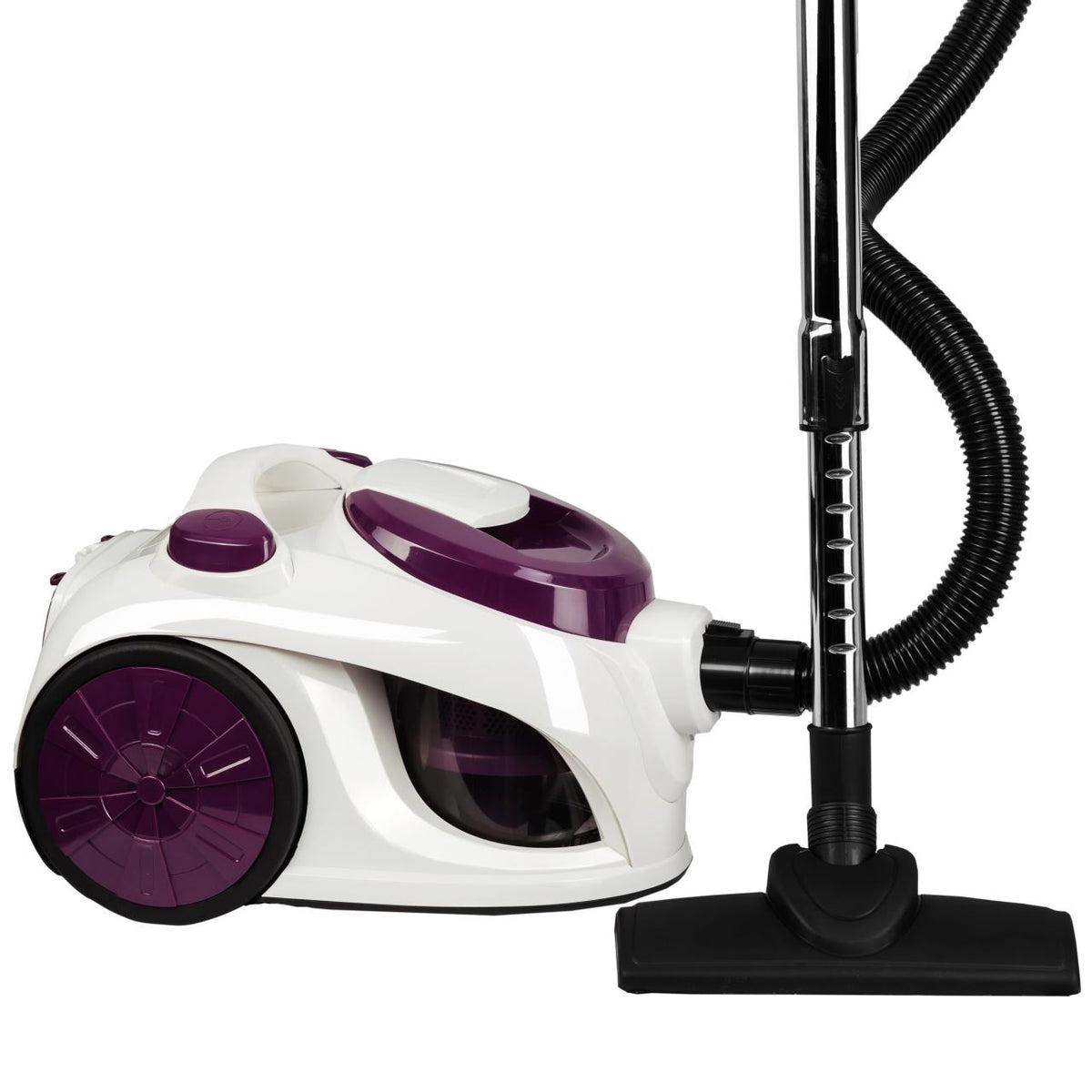 Aspirator fara sac Hausberg HB-2005, 700 W, 3 l, Alb/Mov