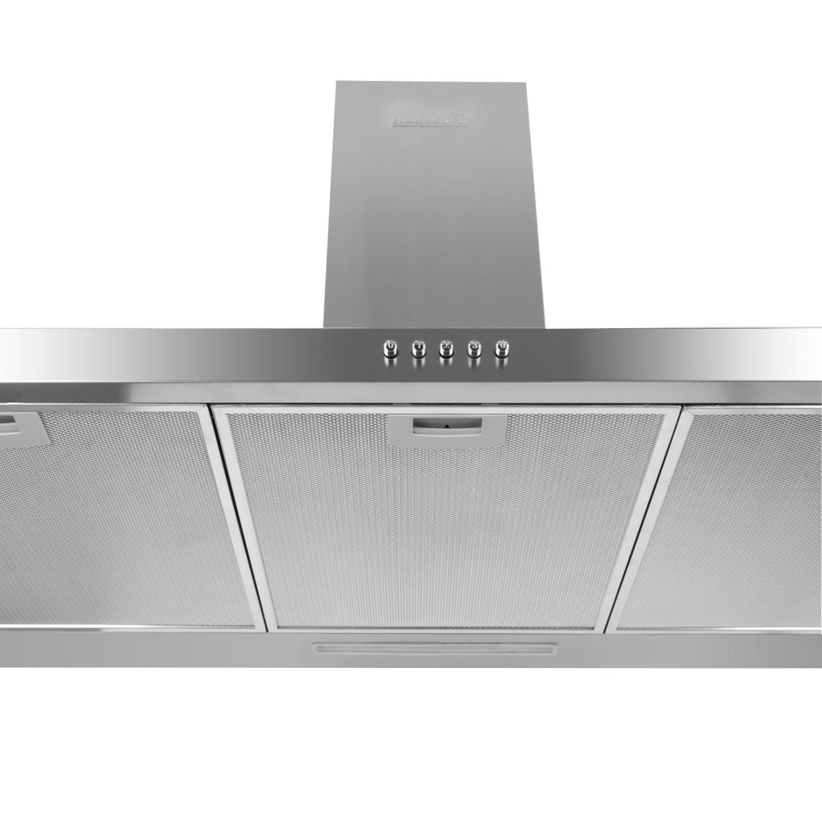 Hota incorporabila decorativa Hausberg HB-1360, Putere de absorbtie 650 m3/h, 1 motor, 90 cm, Inox