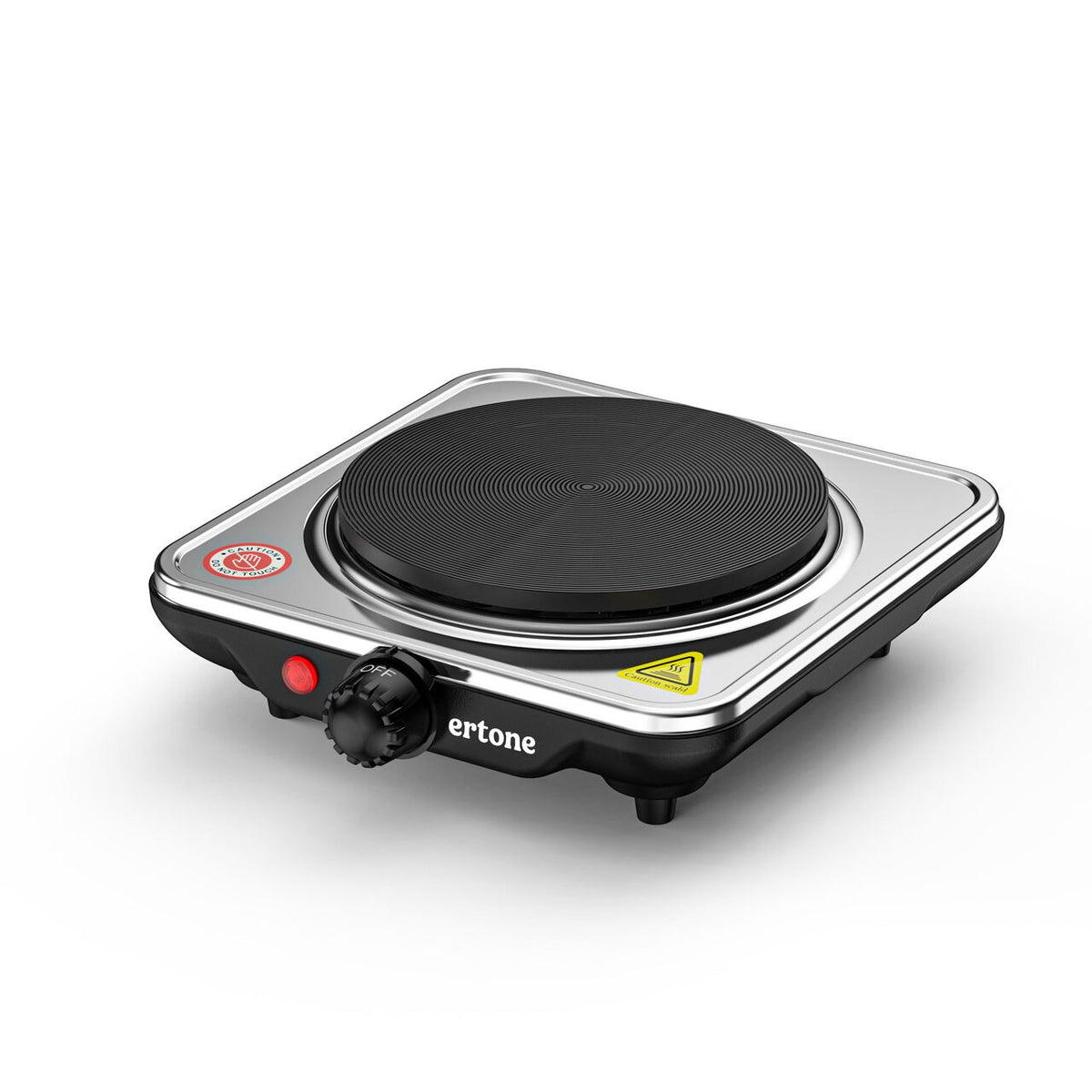 Plită Electrică MINIQAZ ERT198IN  1000W Placă Fontă 155mm Inox