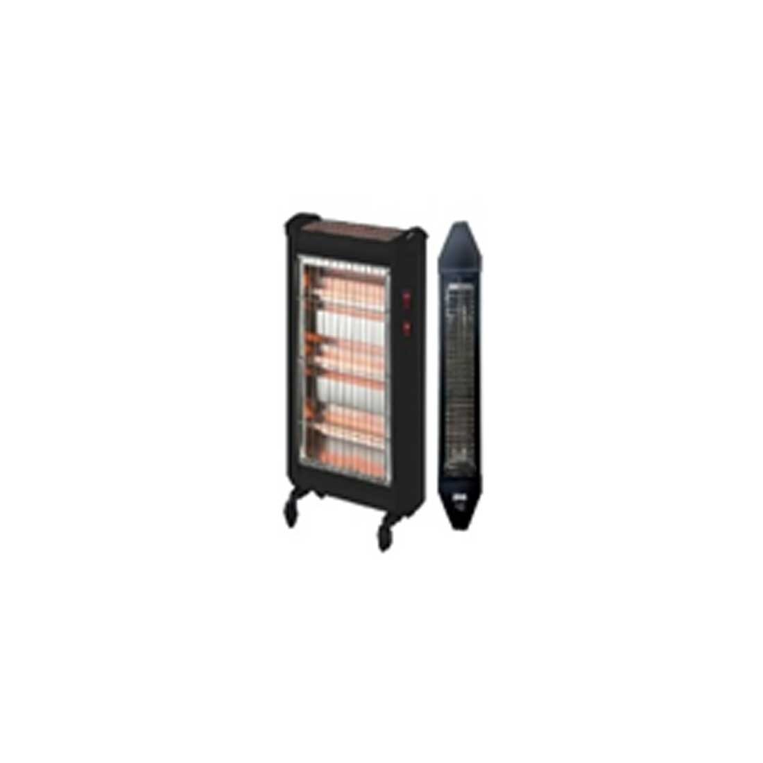 Încălzitor electric cu quartz Ertone ERT-271NG 1600W, mobil cu roți și corp metalic