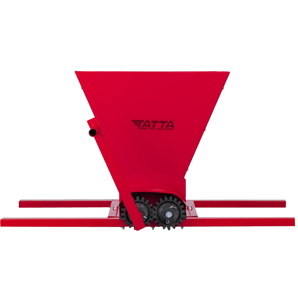 Zdrobitor de struguri manual Tatta TZ1802RS, Metalic, 300 Kg/h, cuva detasabila 20L