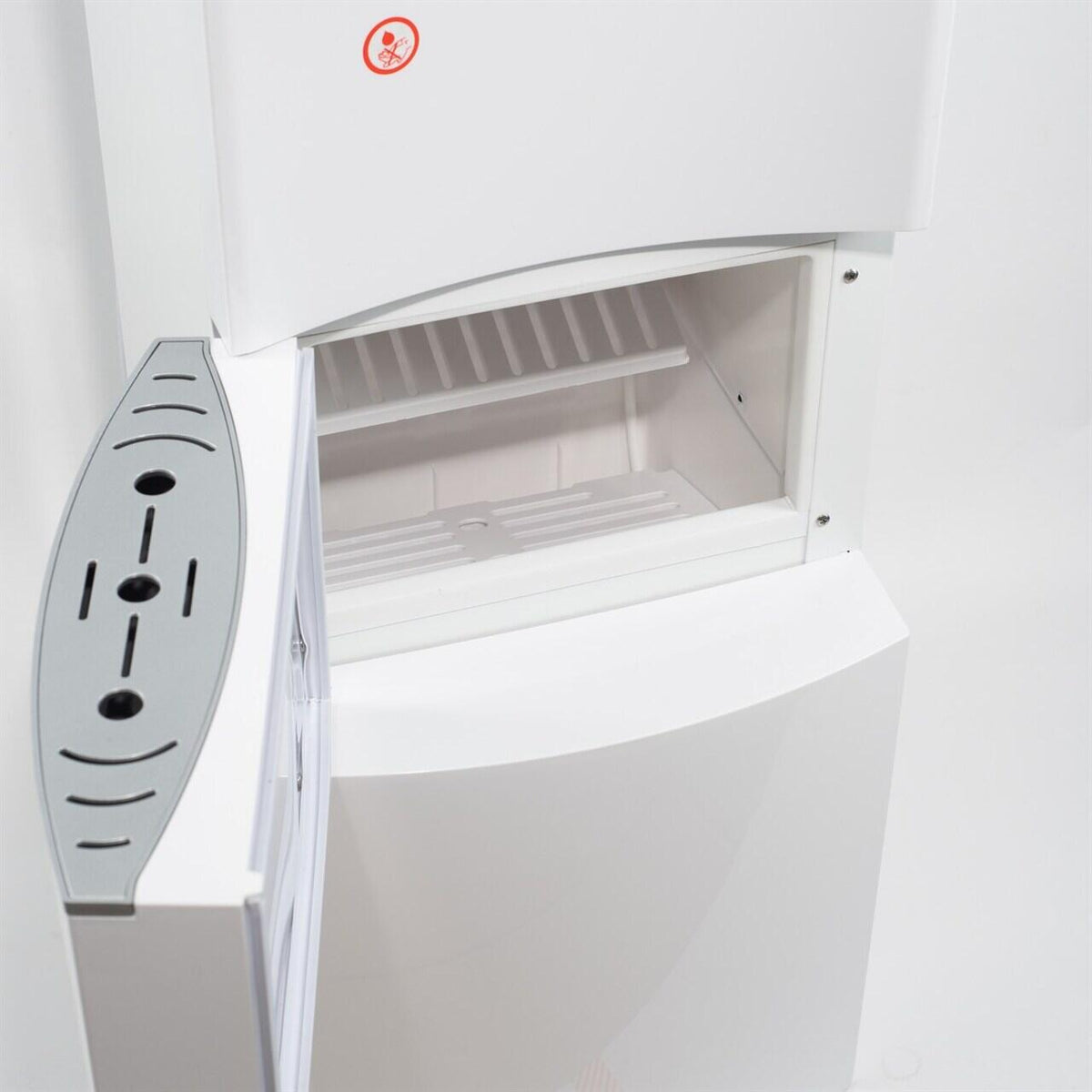 Dozator de Apă cu Aparat de Făcut Gheață Hausberg HB-6033, 650W, 3 Robinete, Răcire Compresor, Gheață 15kg/24h, Argintiu/Negru