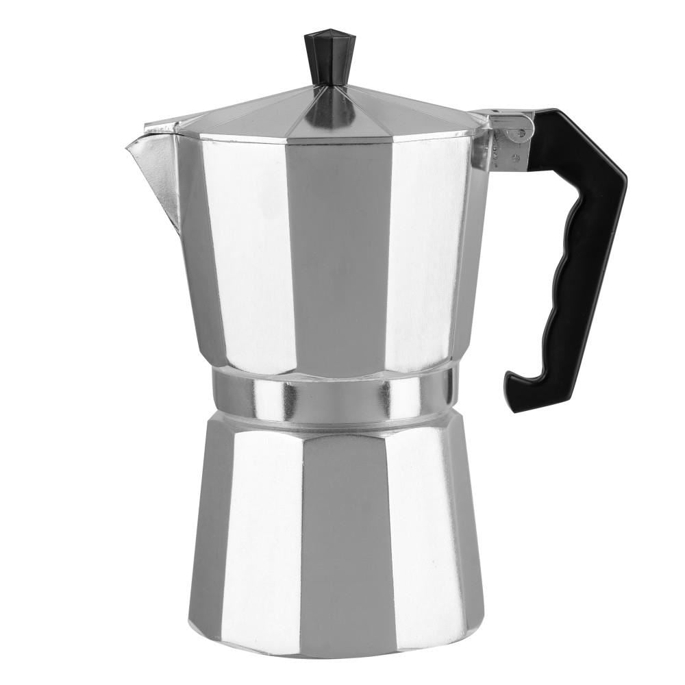 Cafetiera Ertone ERT-MN 453, 360ML, Pentru 12 cesti, material aluminiu