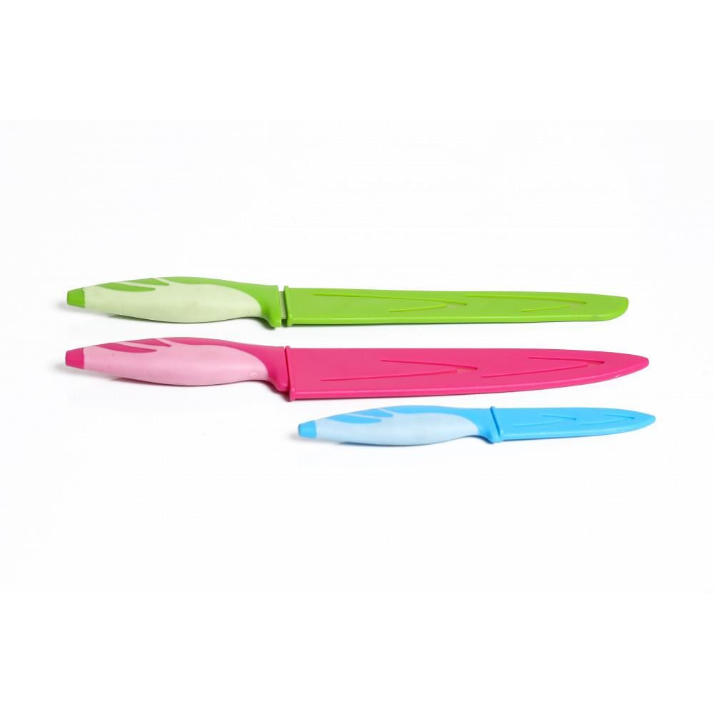 Set Cutite Colorate 3 Piese, Ertone ERT-MN103, cutite inox