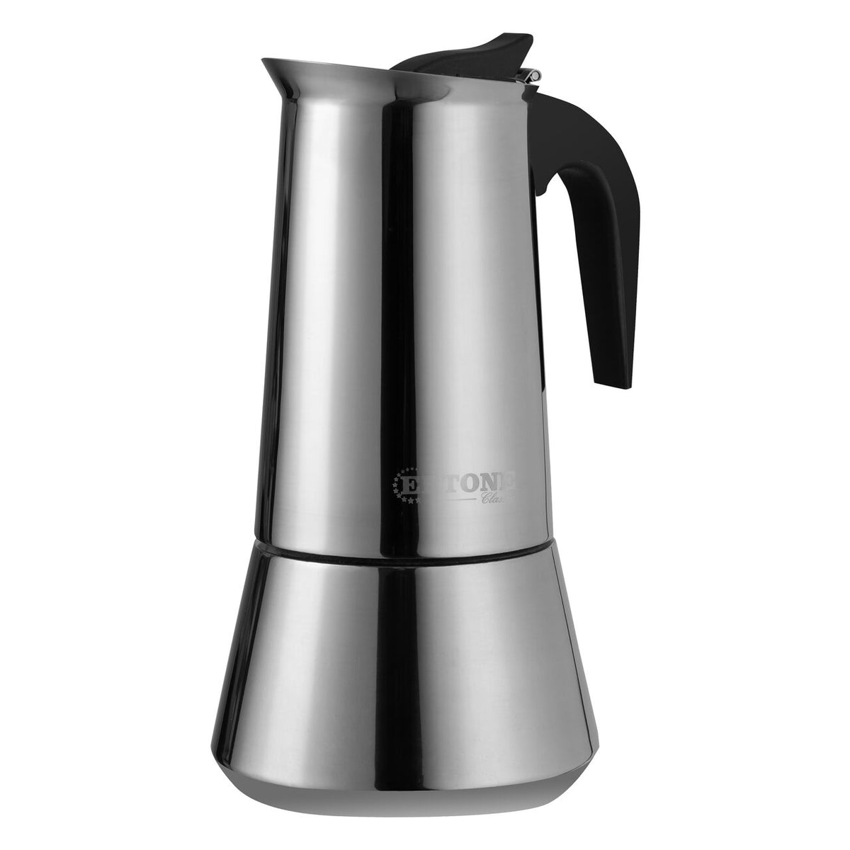 Espressor Cafea manual Ertone HB-H461 inox 6 cesti 240ml compatibil aragaz si plita electrica
