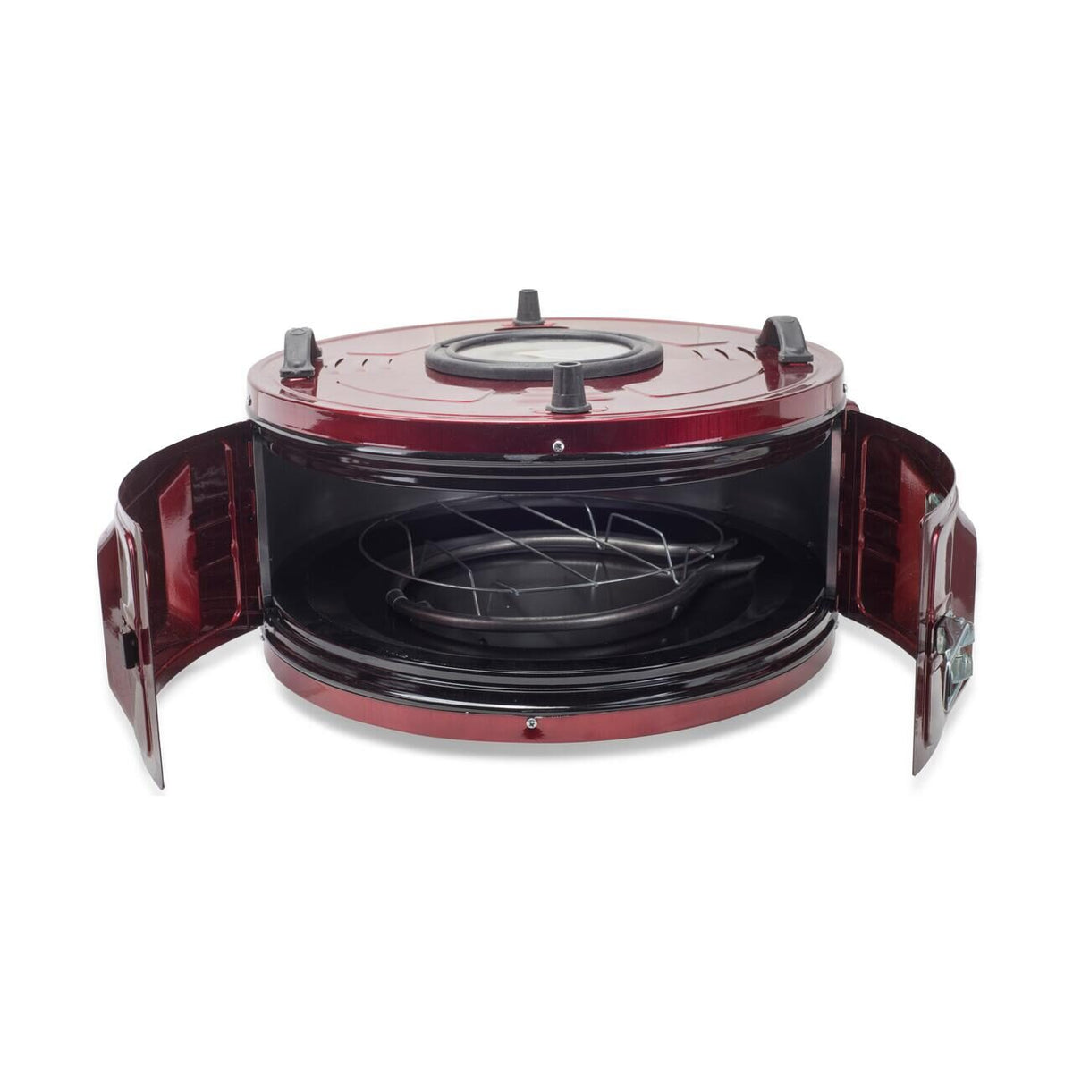 Cuptor electric rotund cu termostat Ertone MN-9010VS, Putere: 220-230V, 50Hz, 2 rezistente electrice 2 x 650W, capacitate 40l, indicator luminos
