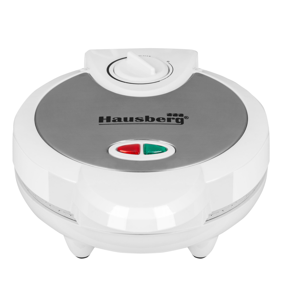 Aparat waffe Hausberg HB-3562AB, 1300 W, 4 compartimente, carcasa din Inox