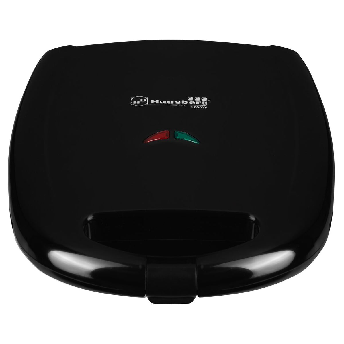 Sandwich Maker Hausberg HB-3522NG, 1200 W , culoare negru, avertizare led, model grill