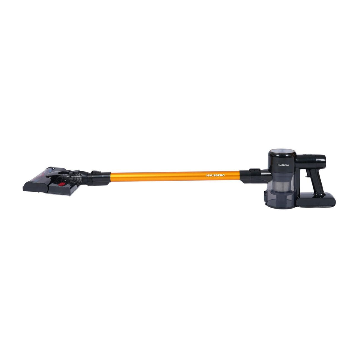 Aspirator Vertical Fără Fir Hausberg HB-2018NG 2-în-1 cu Mop, 16 KPa, Autonomie 45 Min, Filtru HEPA, Negru/Gri