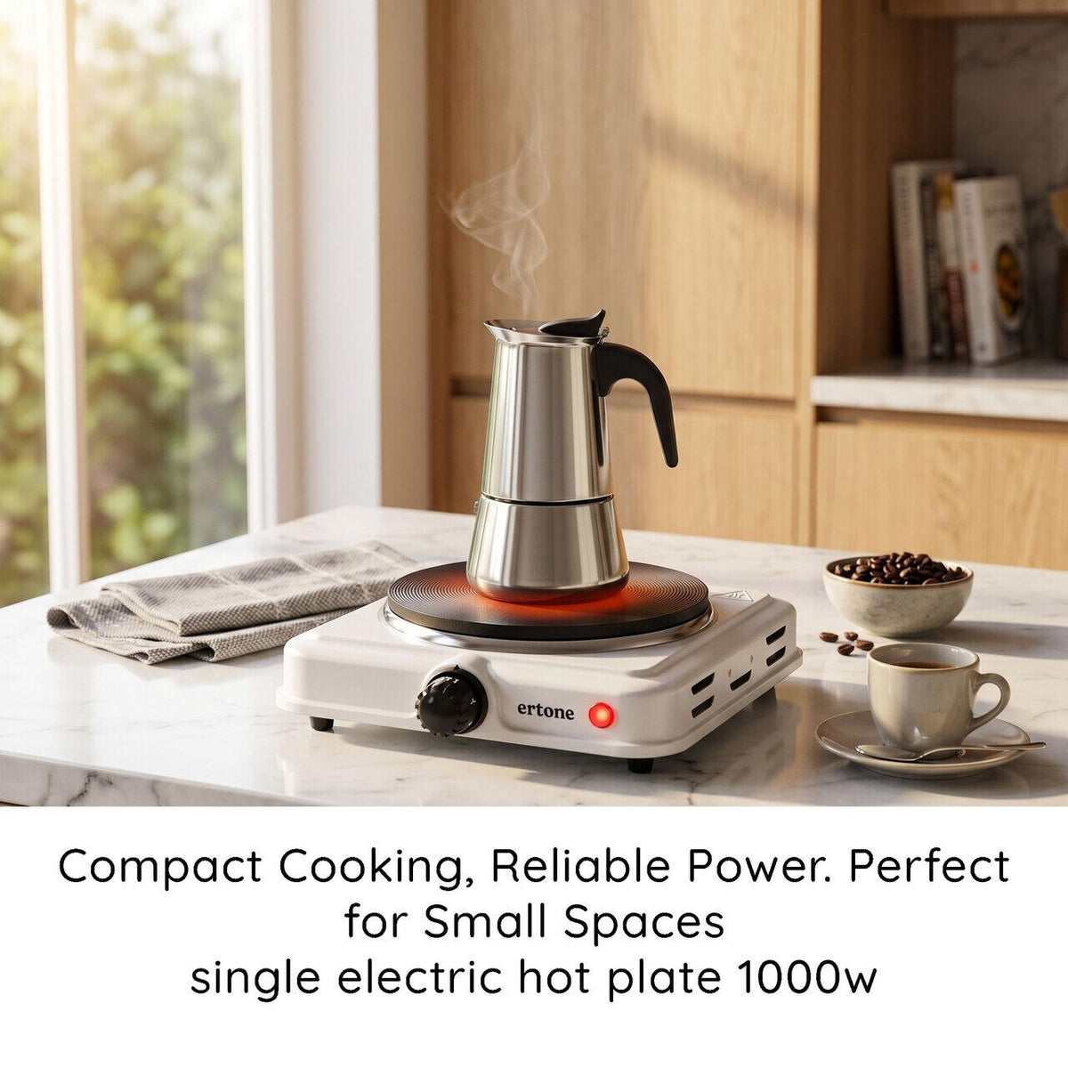 Plită Electrică MINIQAZ1000W, Placă Fontă 155mm ERT196AB