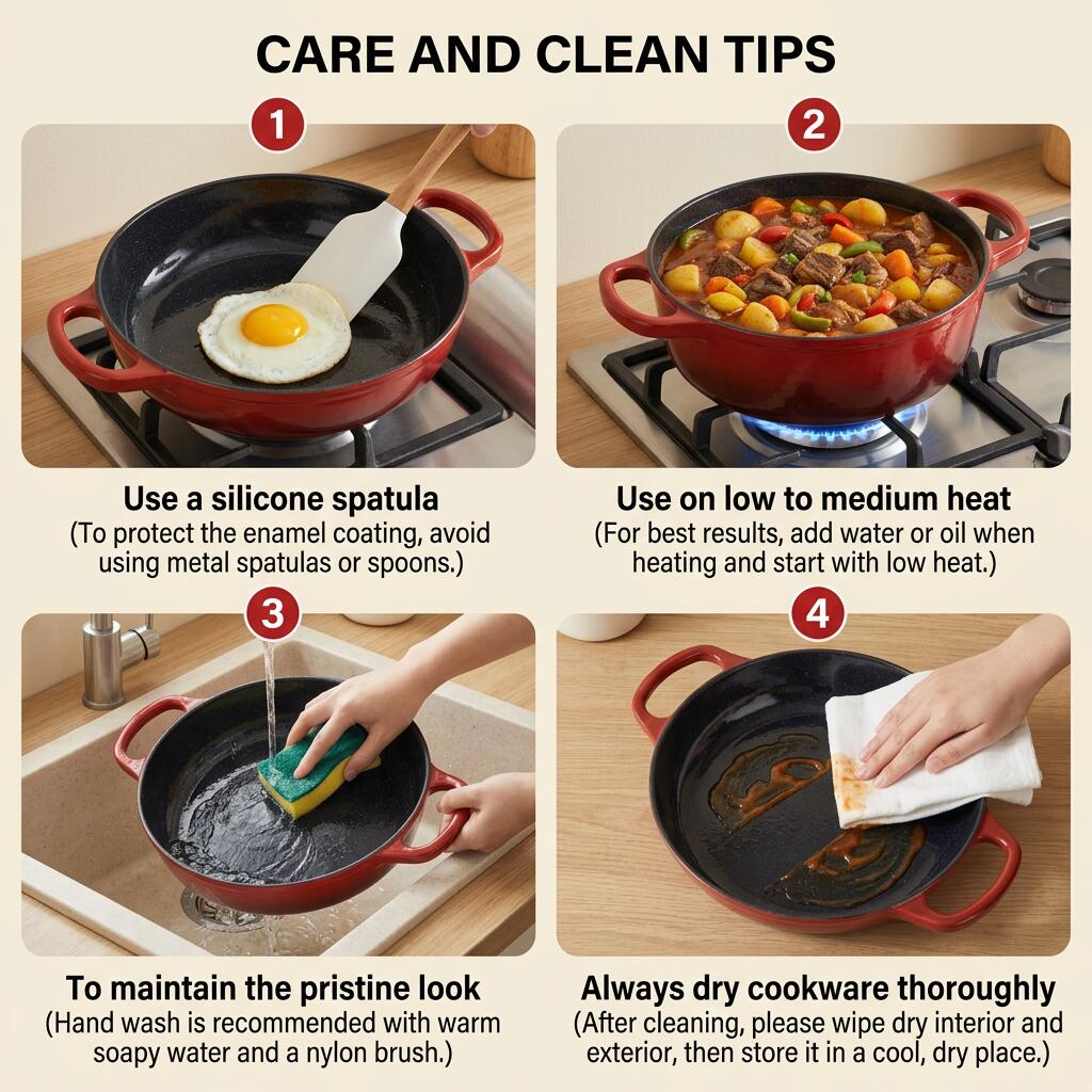 Oală Ovală din Fontă Emailată cu Capac Hausberg HB-H753RS, 26cm, 2L, Compatibilă Inducție și Cuptor, Finisaj Email Dublu