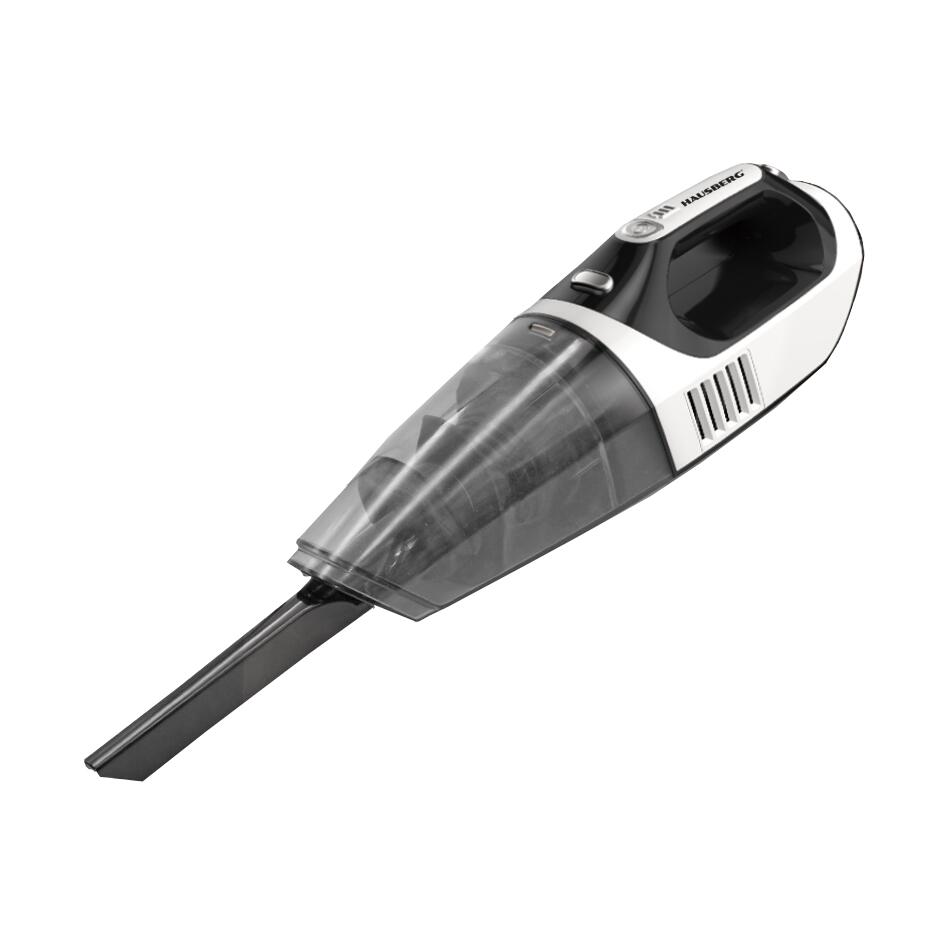 Aspirator vertical 2 in 1 HAUSBERG HB-2029AB, 2 viteze, acumulator 2000 mAh, 0.46 litri, 150 W