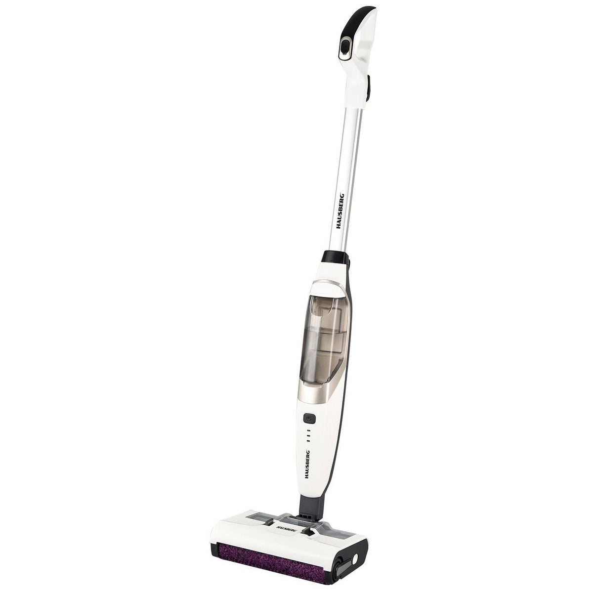 Aparat de Curățat Suprafețe cu Abur Hausberg HB-2881AB, 1500W, 0.5 Bar, Rezervor 600ml, 2 Viteze, Cablu 4.7m, Stație Stocare și 2 Role Incluse