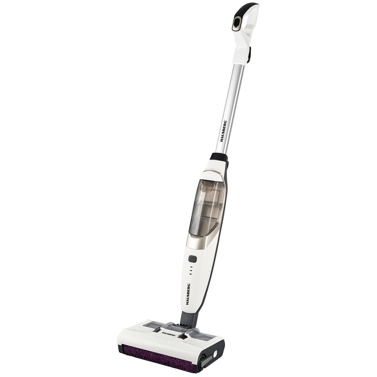 Aparat de Curățat Suprafețe cu Abur Hausberg HB-2881AB, 1500W, 0.5 Bar, Rezervor 600ml, 2 Viteze, Cablu 4.7m, Stație Stocare și 2 Role Incluse