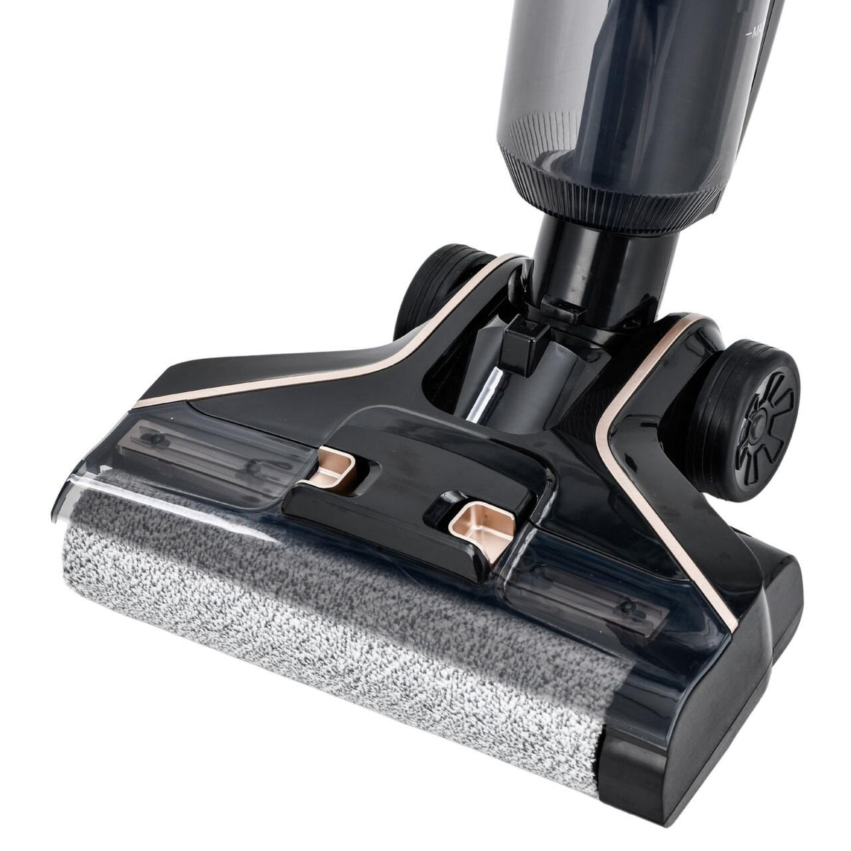 Aparat de curățat pardoseli cu acumulator Hausberg HB-2886NG, 120W, Autonomie 25 min, Rezervor apă curată 600ml, Ecran LED, Filtru HEPA