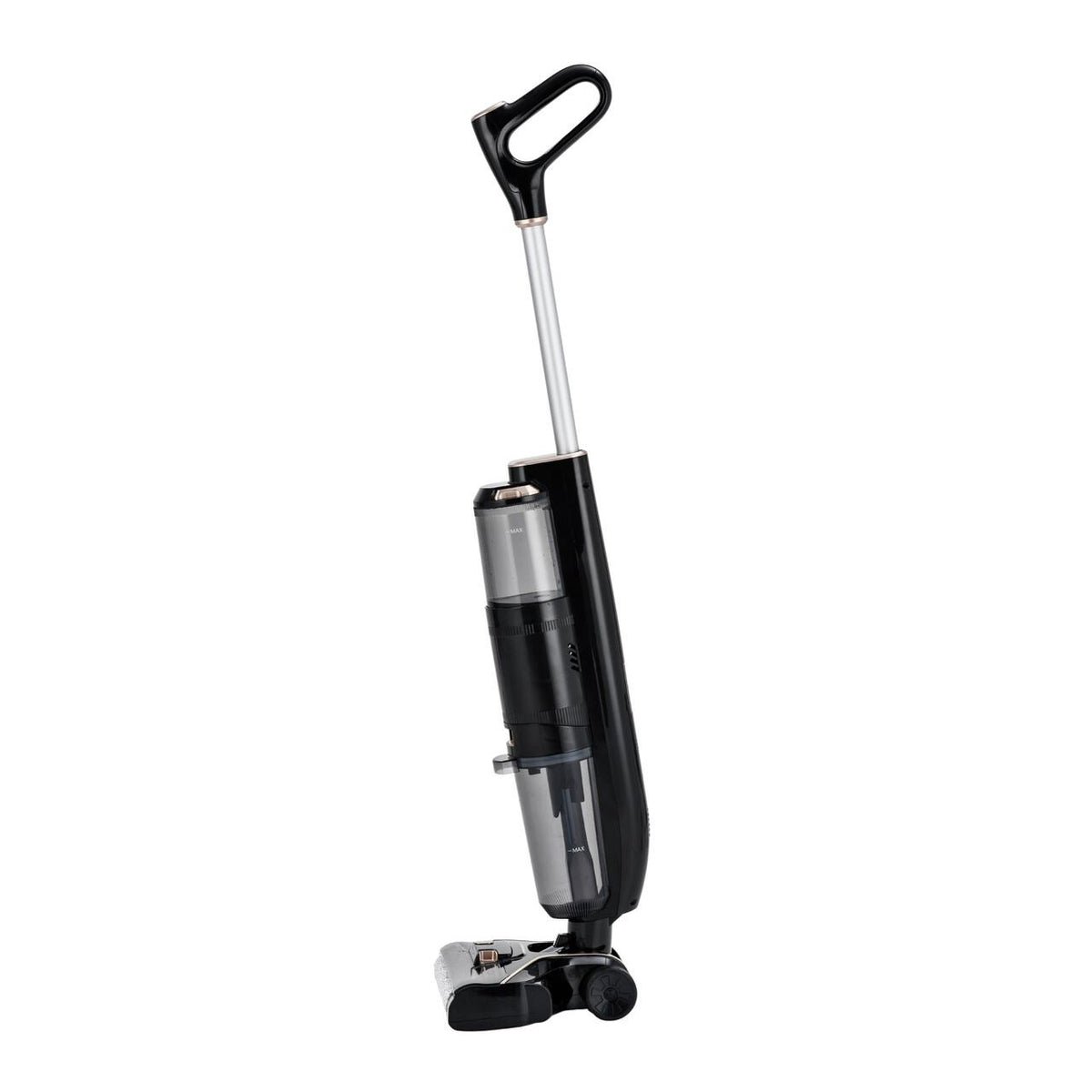 Aparat de curățat pardoseli cu acumulator Hausberg HB-2886NG, 120W, Autonomie 25 min, Rezervor apă curată 600ml, Ecran LED, Filtru HEPA