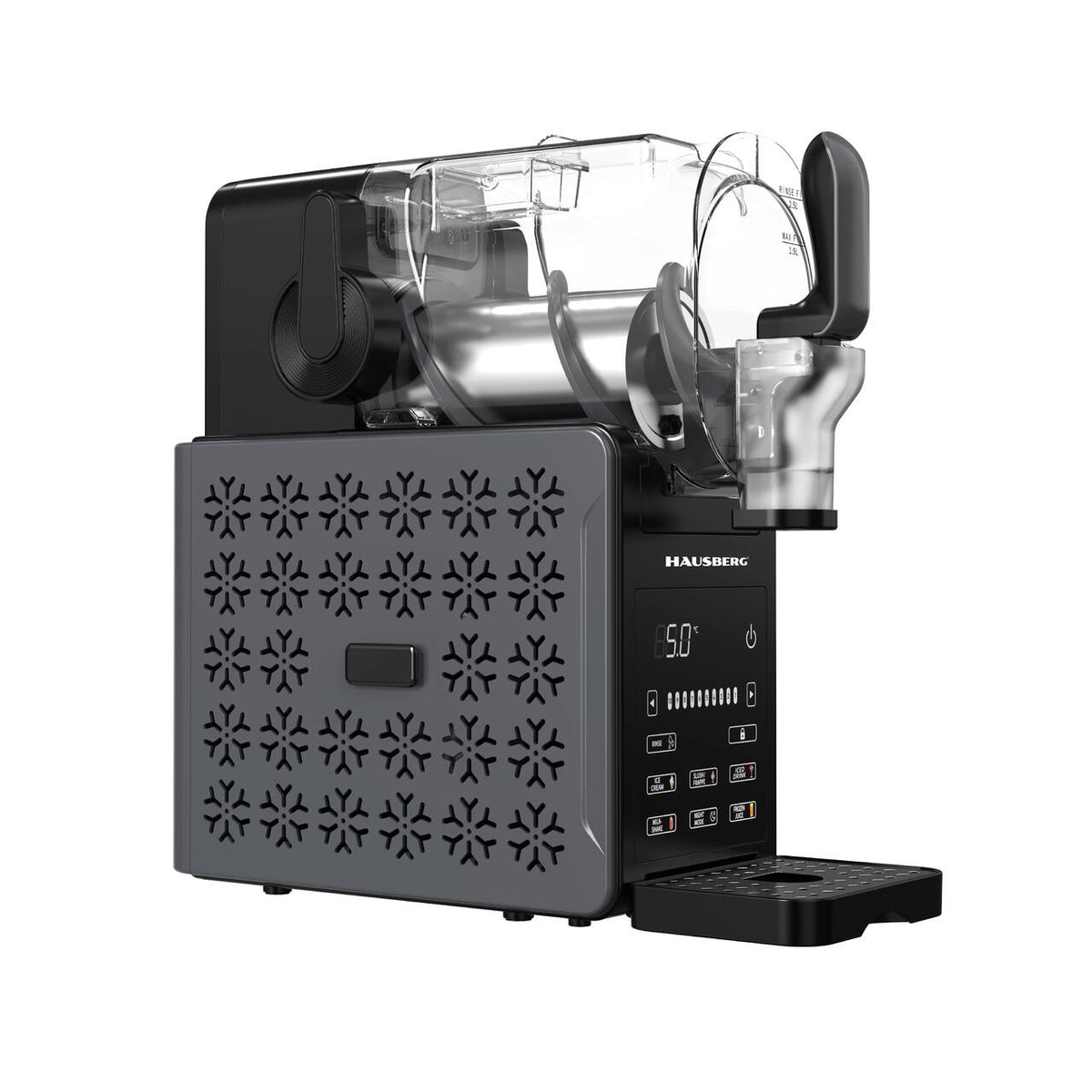 Aparat Slushie și Înghețată 2L Hausberg HB-6045GR, 200W, Touch Screen