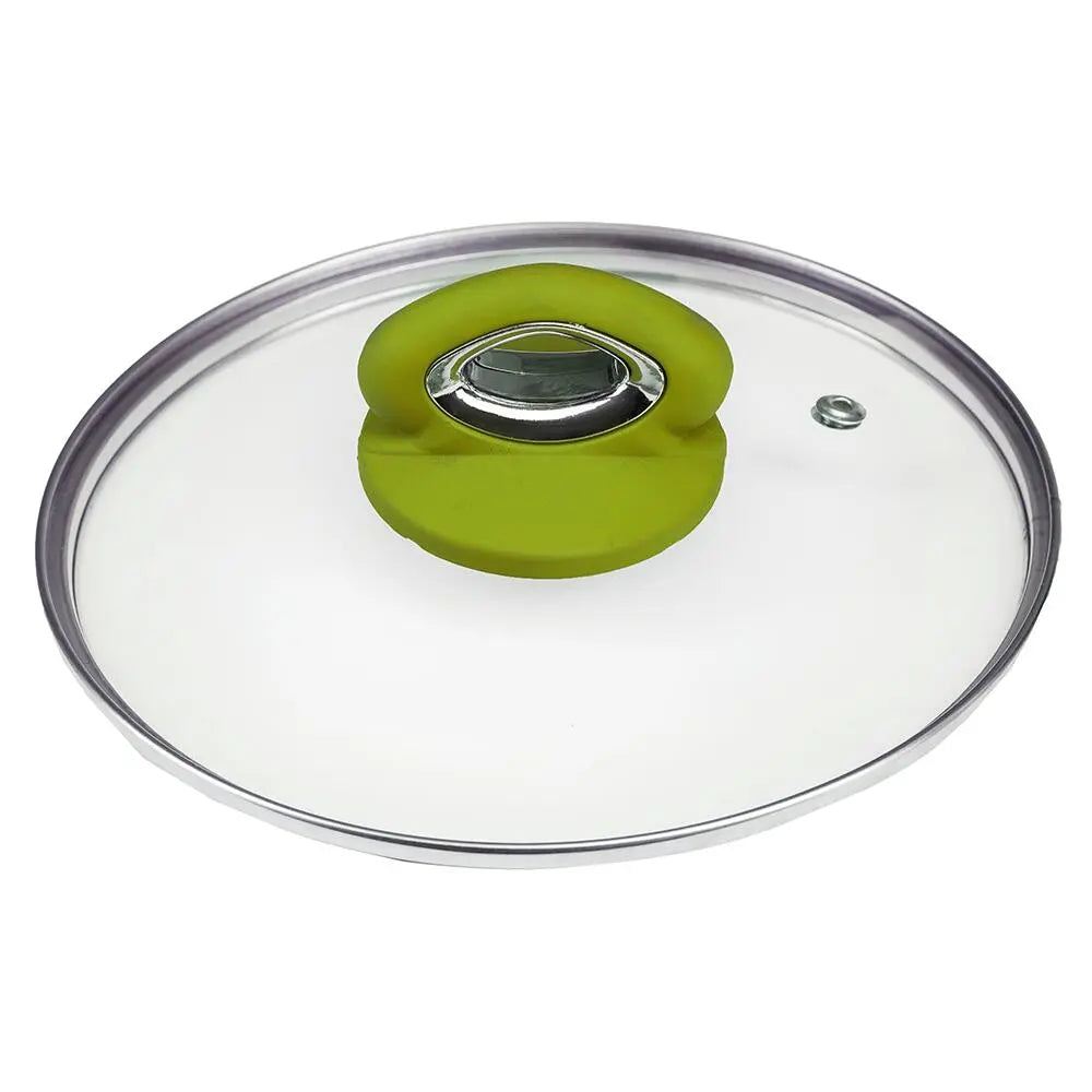 Oala ceramica Hausberg HB-H713GA nr. 22, aluminiu, interior antiaderent, manere silicon