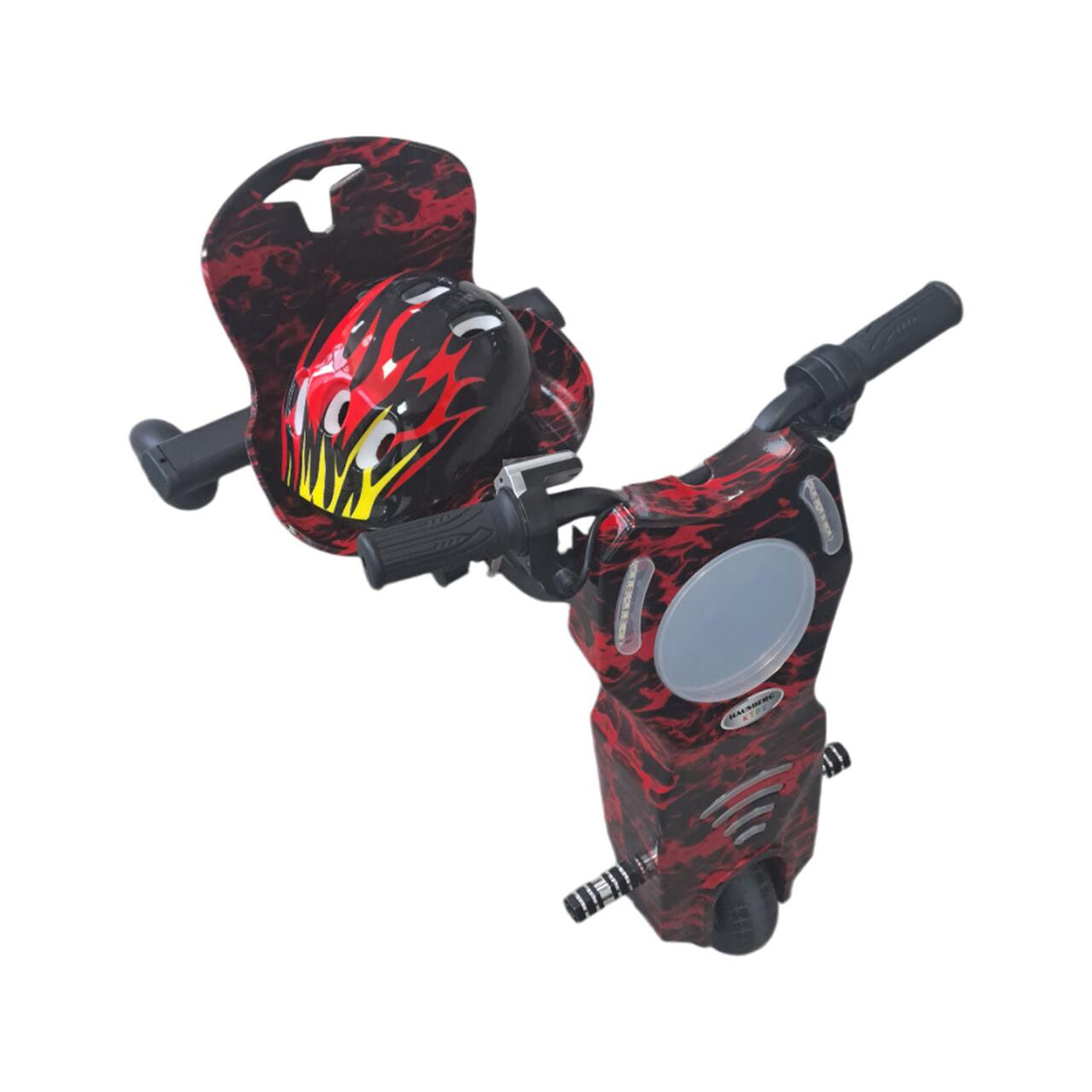 Tricicleta electrica drift pentru copii HAUSBERG HB-KD04RS,*Putere: motor 150-200W Bluetooth, 3 niveluri viteza, suspensie spate, autonomie 8-12 km, tip de incarcare 3h, accesorii