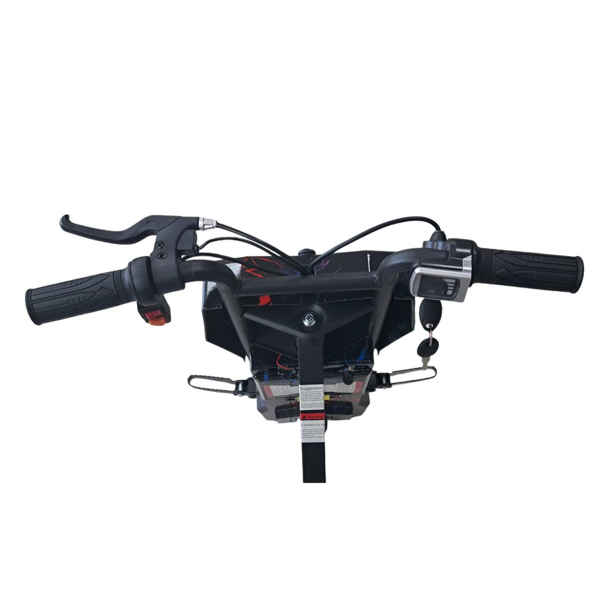 Tricicleta electrica drift Hausberg HB-KD05NG, 8 inch, motor 250-300W, 3 viteze, autonomie 10-15 km, viteza 15 km/h, negru