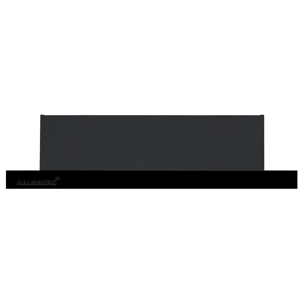 Hota incorporabila telescopica Hausberg HB-1285NG, putere de absorbtie 420 m3/h, 2 motoare, 60 cm, Negru