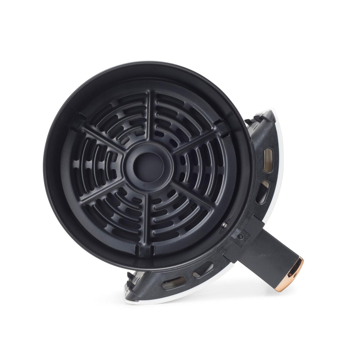 Friteuza cu aer cald HAUSBERG HB-2351, 1000-1200 W, 2.6 litri, temporizator 30 min, oprire automata, indicator luminos, termostat reglabil 80-200 grade C, protectie supraincalzire, picioare antiderapante