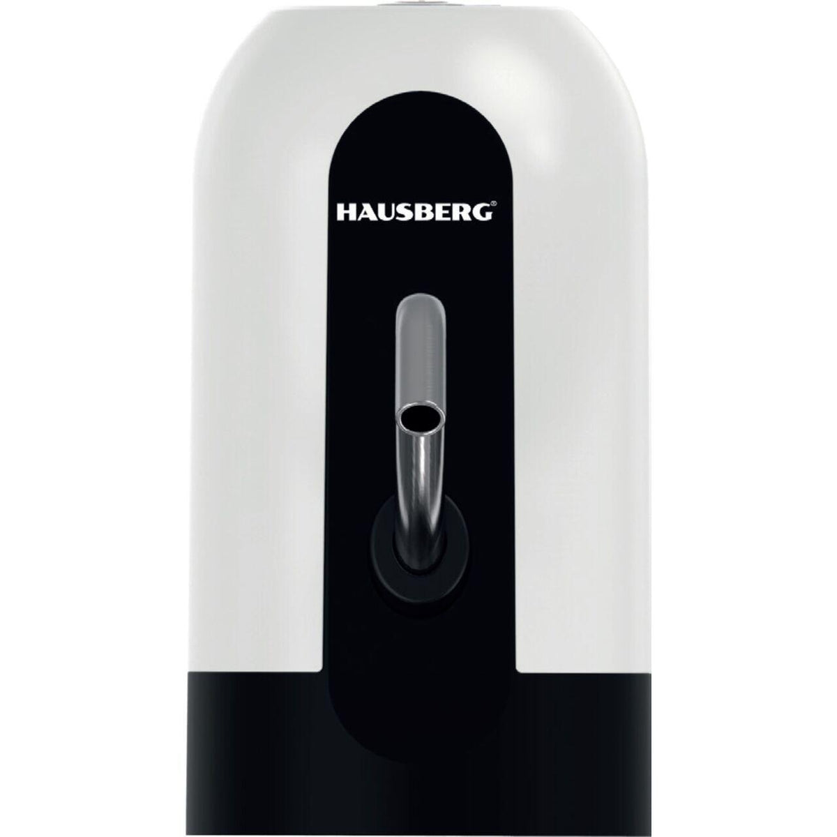 Dispozitiv electric reincarcabil de pompare apa HAUSBERG HB-2605, otel inoxidabil si plastic, pentru sticle PET de 10L, buton ON/OFF, baterie incorporata, USB
