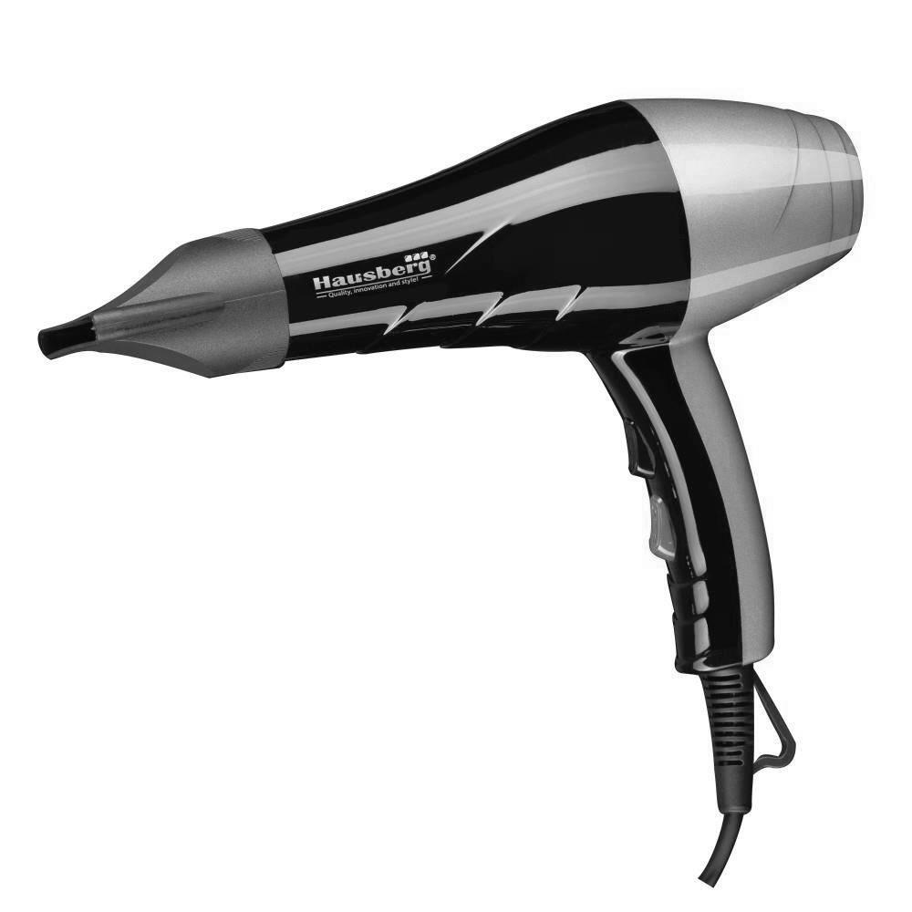 Uscator de par Hausberg HB-26GR, Putere 2000-2400W, 2 trepte de viteza, Negru-Gri