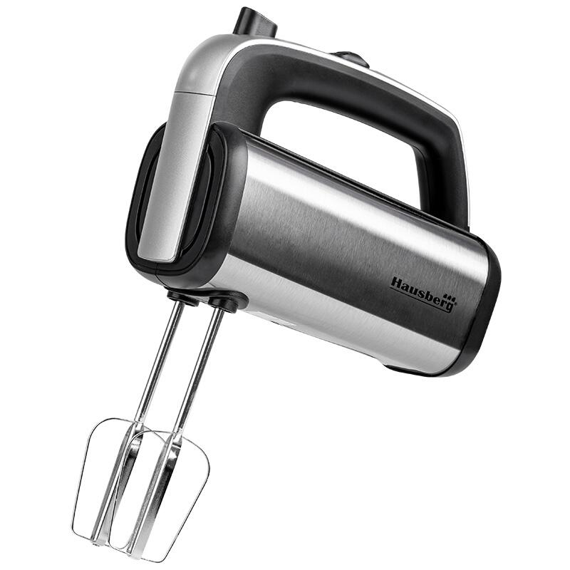 Mixer de Mana HAUSBERG HB-4201NG, 5 viteze, Motor din cupru, 250W-400W, Carcasa Inox