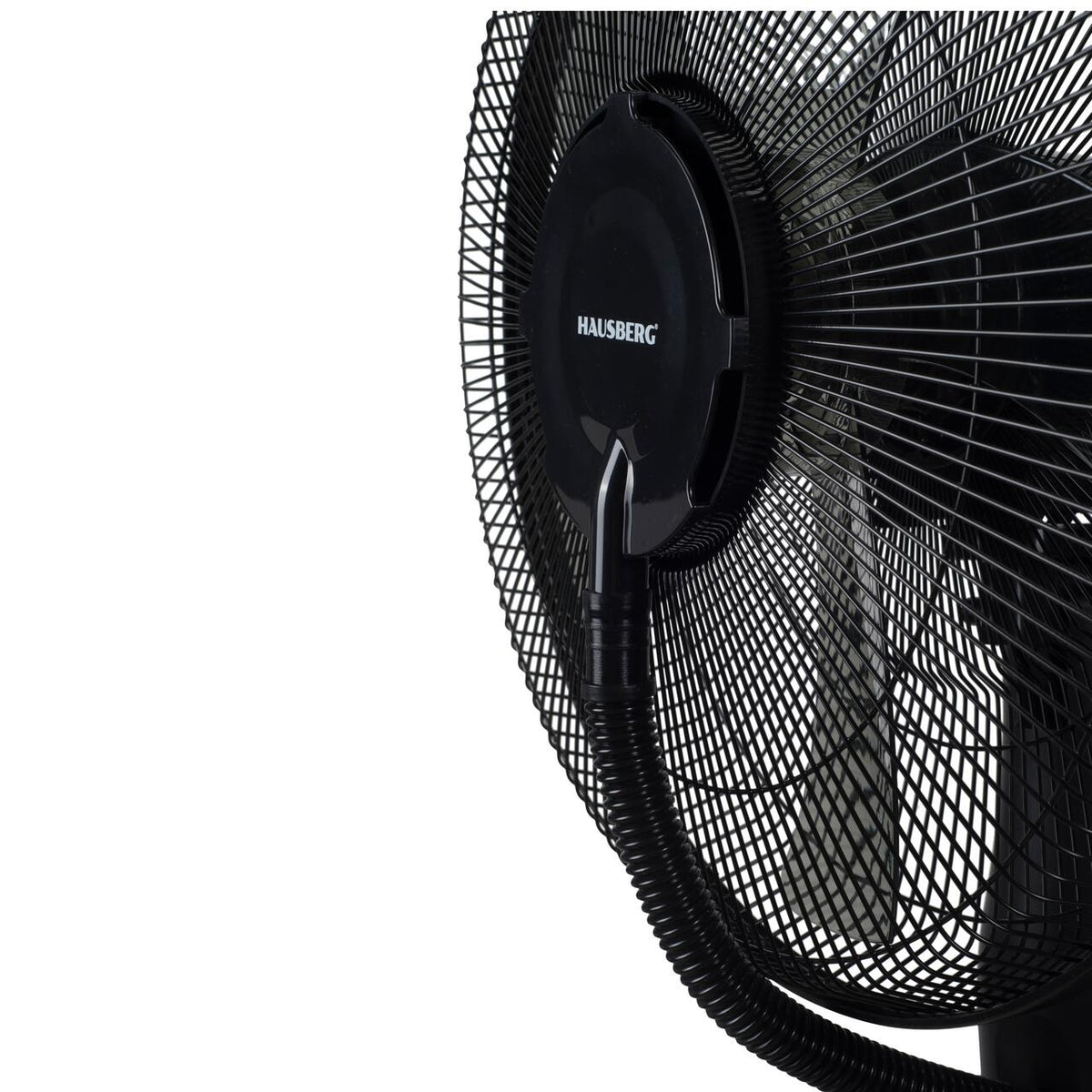 Ventilator umidificator HAUSBERG HB-5601NG, 75W, 16 inch, 3 viteze, timer 7.5h, rezervor 2.8L, LCD, telecomanda